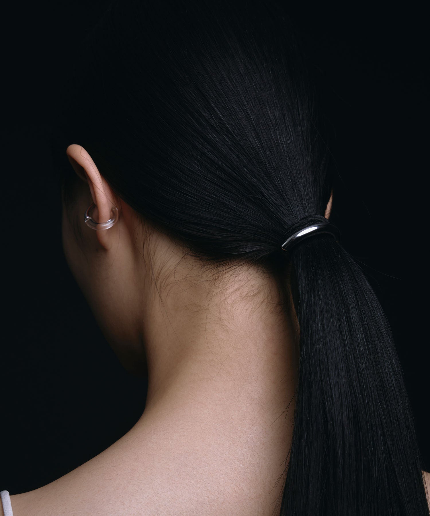 [シルバー]パイプリンクヘアタイ