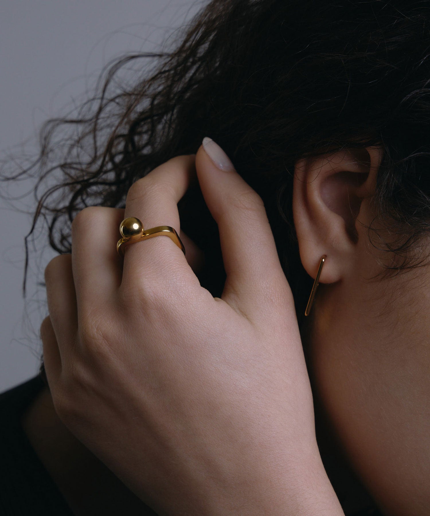 [金色] Quo Ard球形戒指