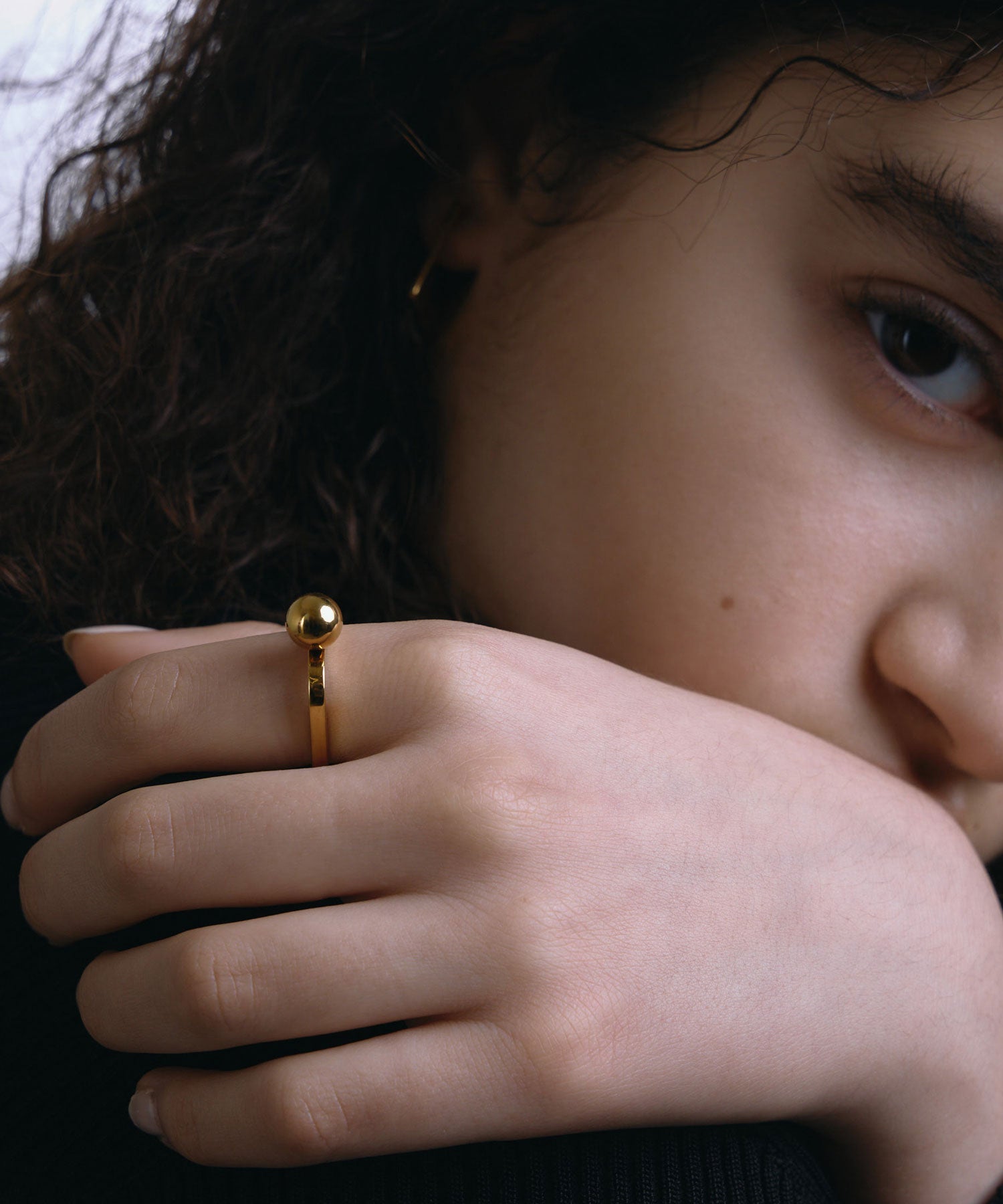 [ゴールド]クオードボールリング