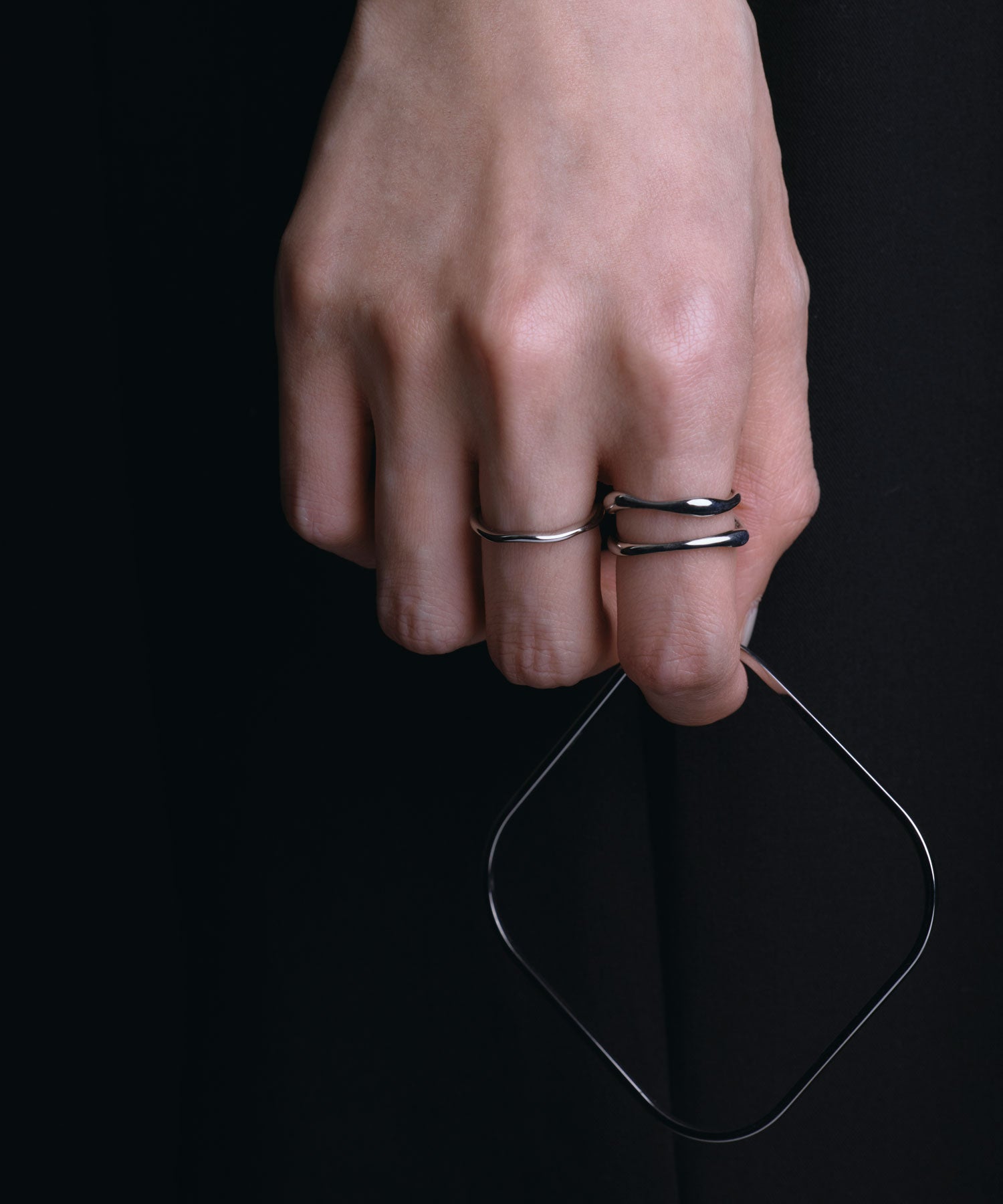 [Silver] Quartz Bangle