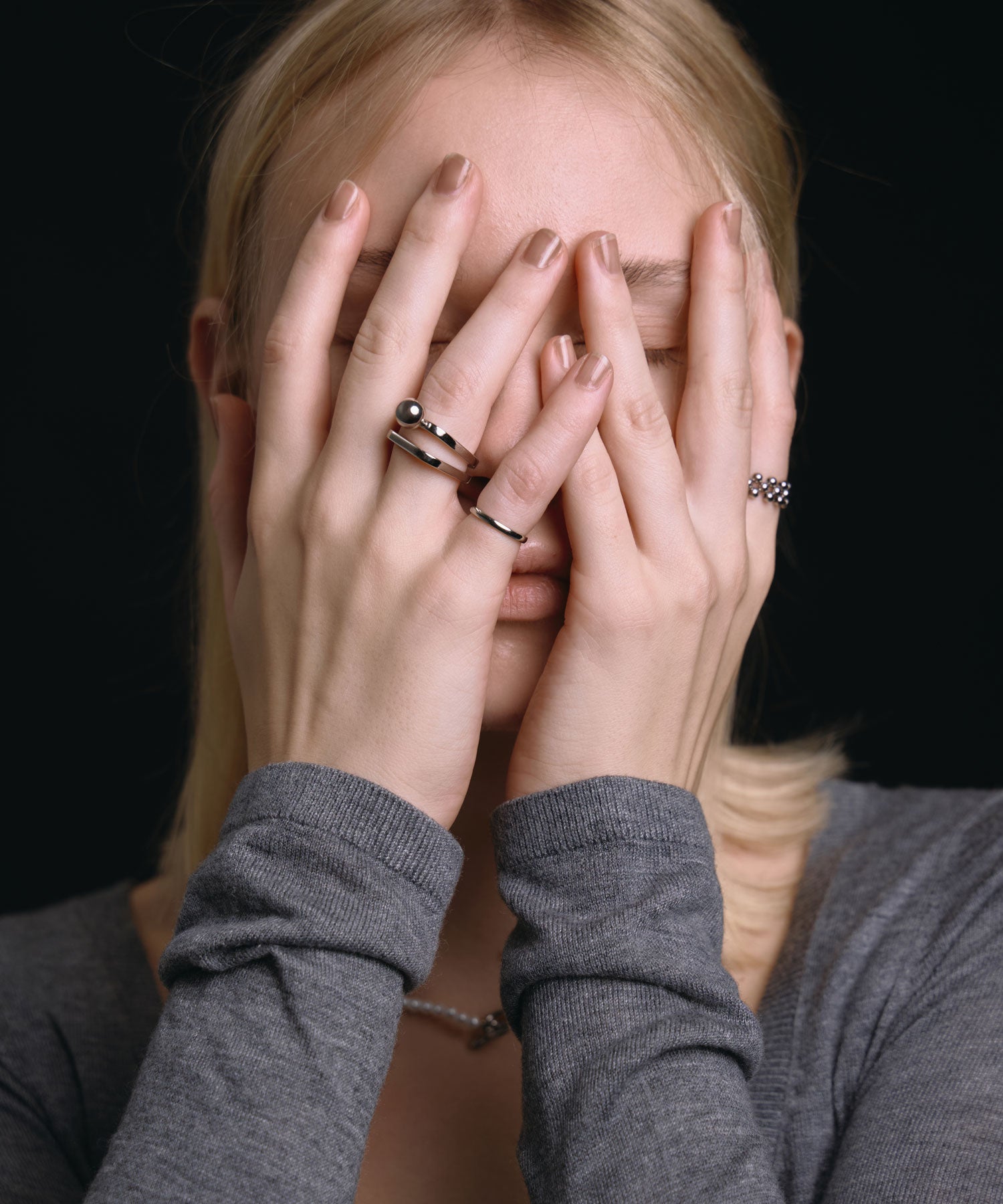 [シルバー]クオードボールリング