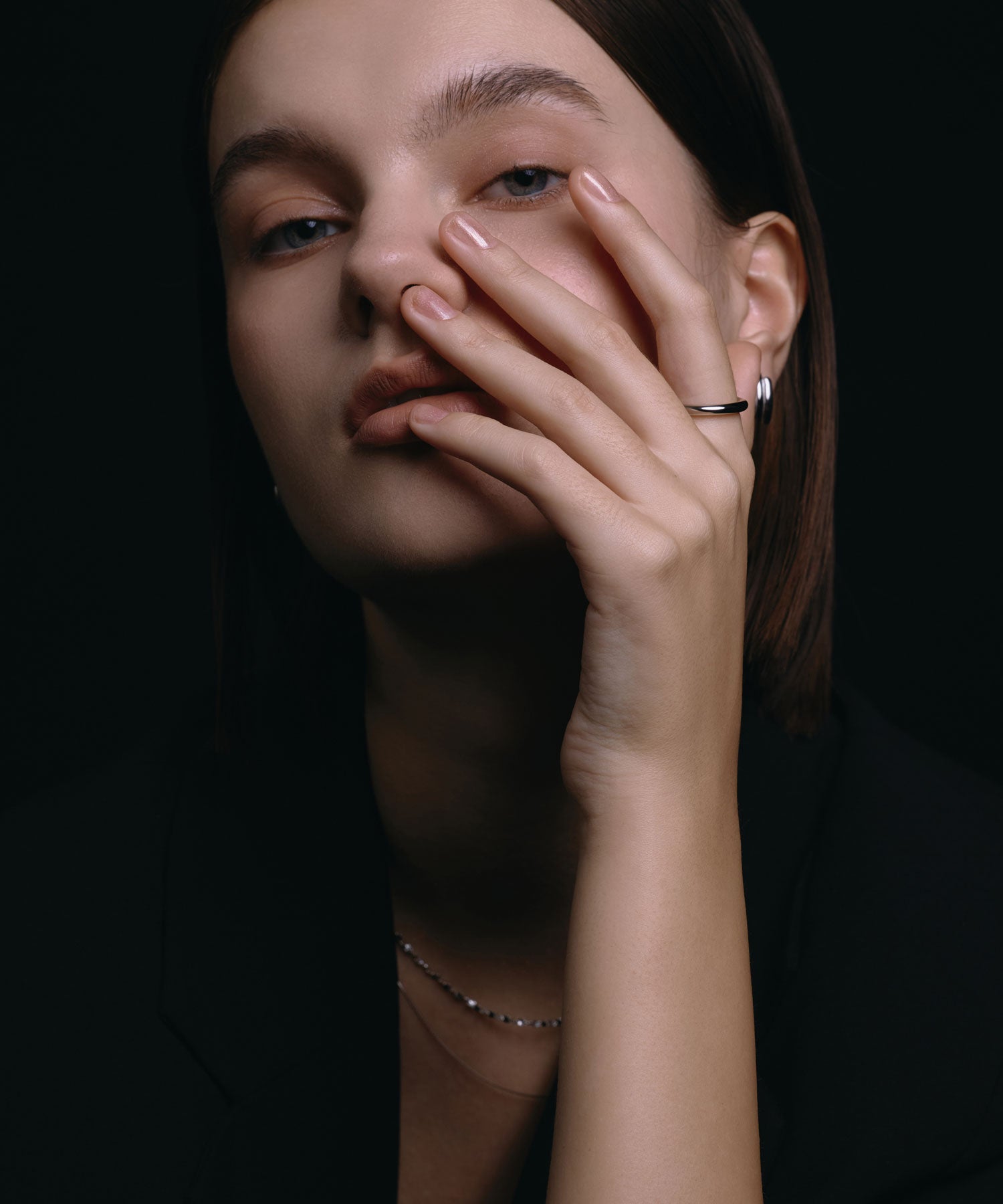 [シルバー]ラウンドプレーンリング