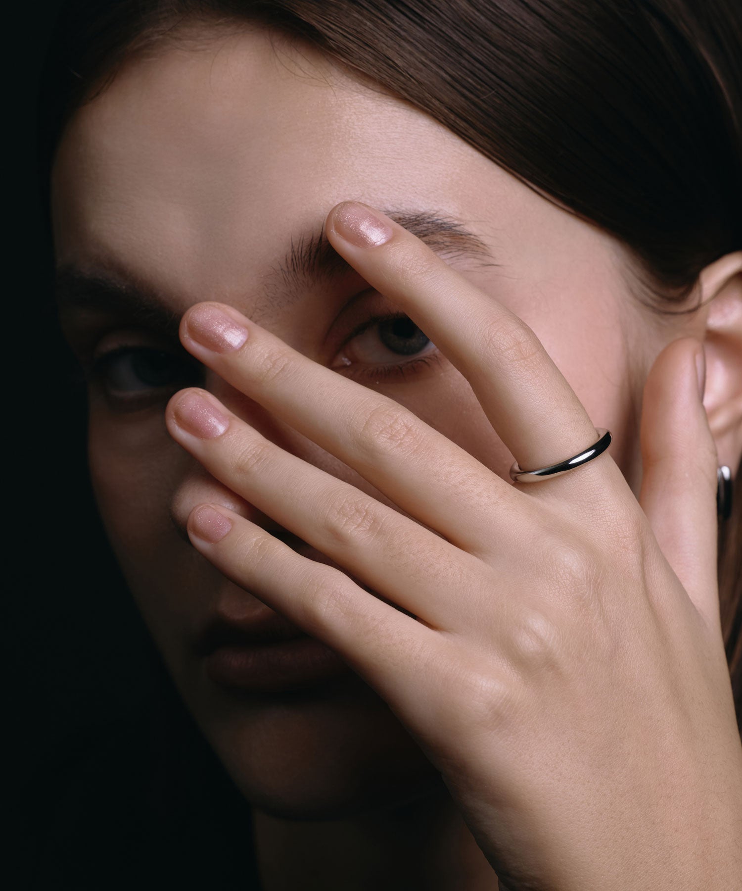 [シルバー]ラウンドプレーンリング