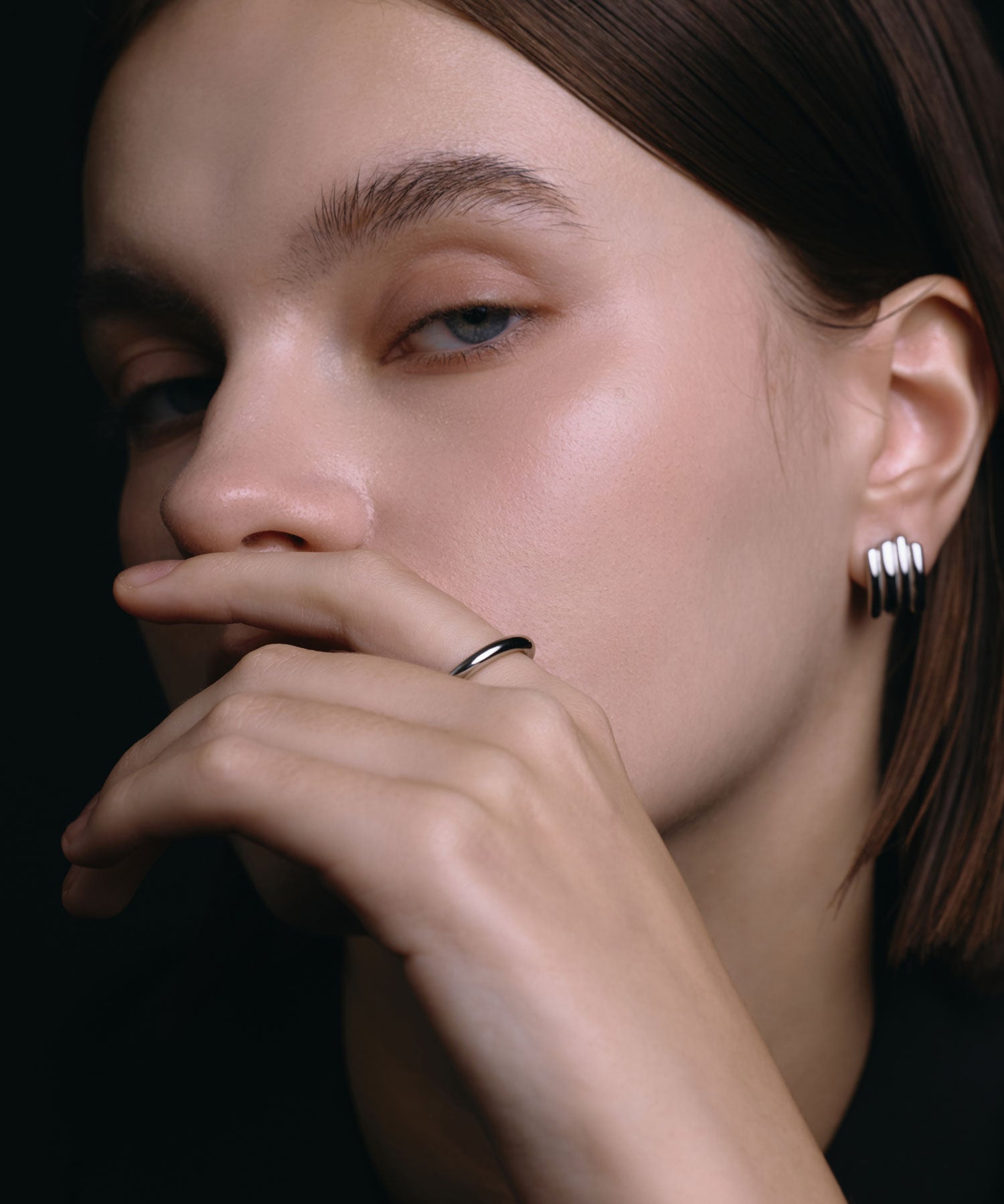 [シルバー]ラウンドプレーンリング