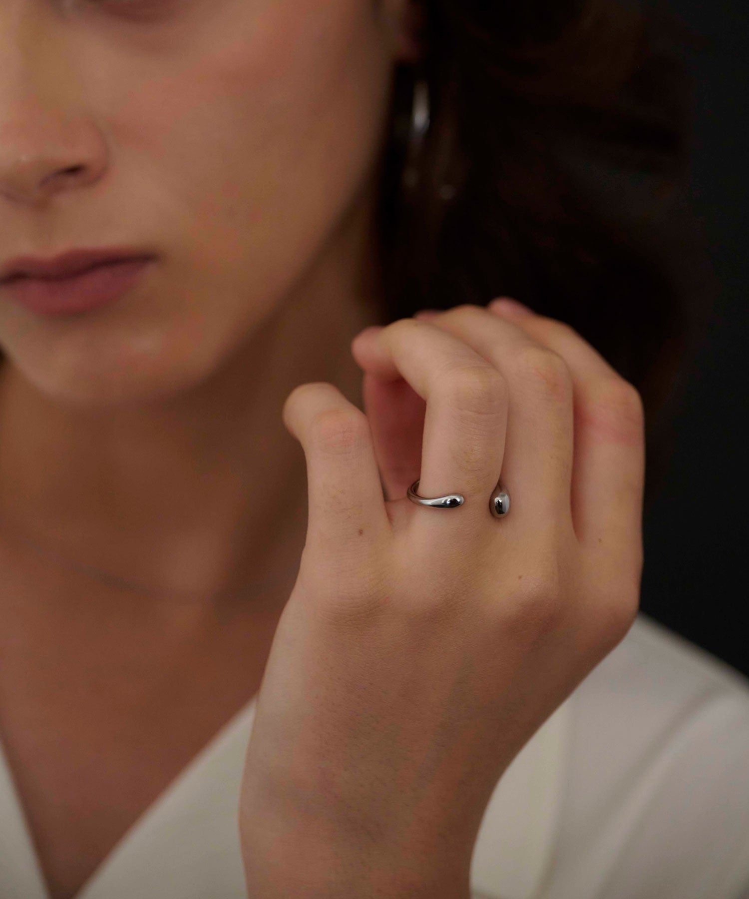 シルバー　バランスリング　金属アレルギー対応　サージカルステンレス
