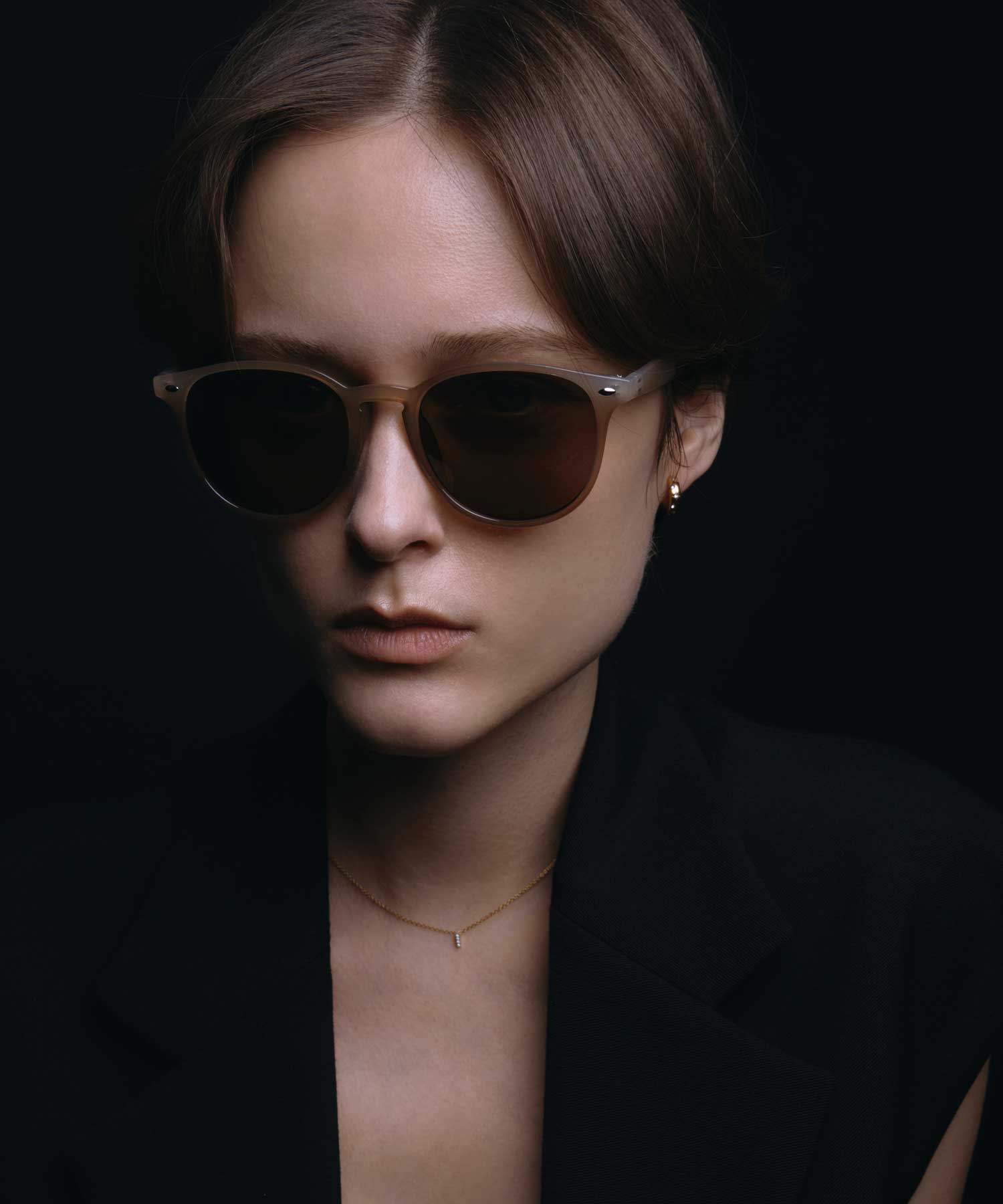 [ベージュ]スリムウェリントン