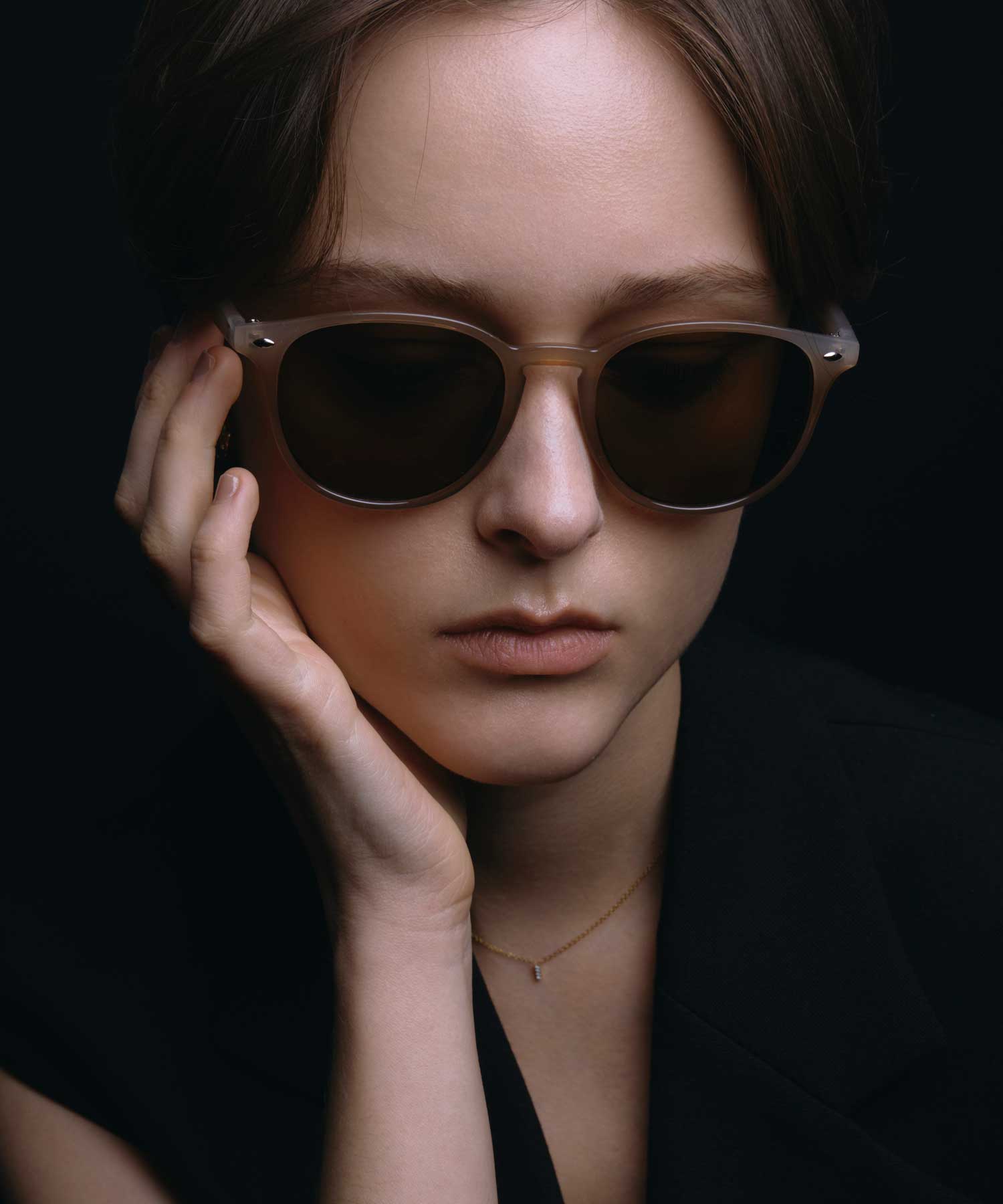 [ベージュ]スリムウェリントン