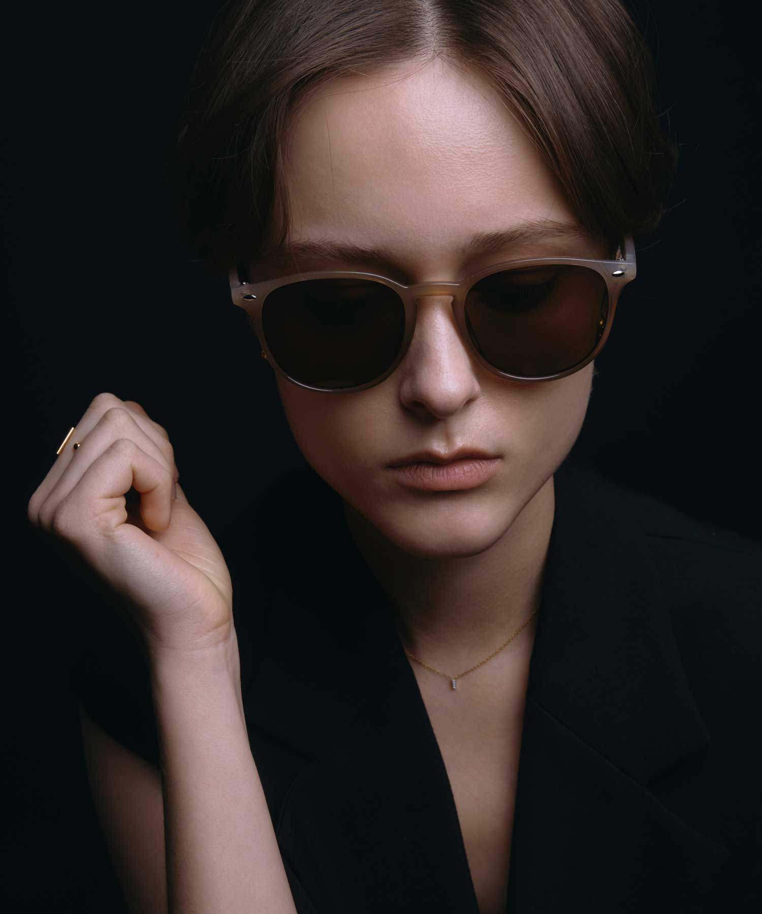 [ベージュ]スリムウェリントン