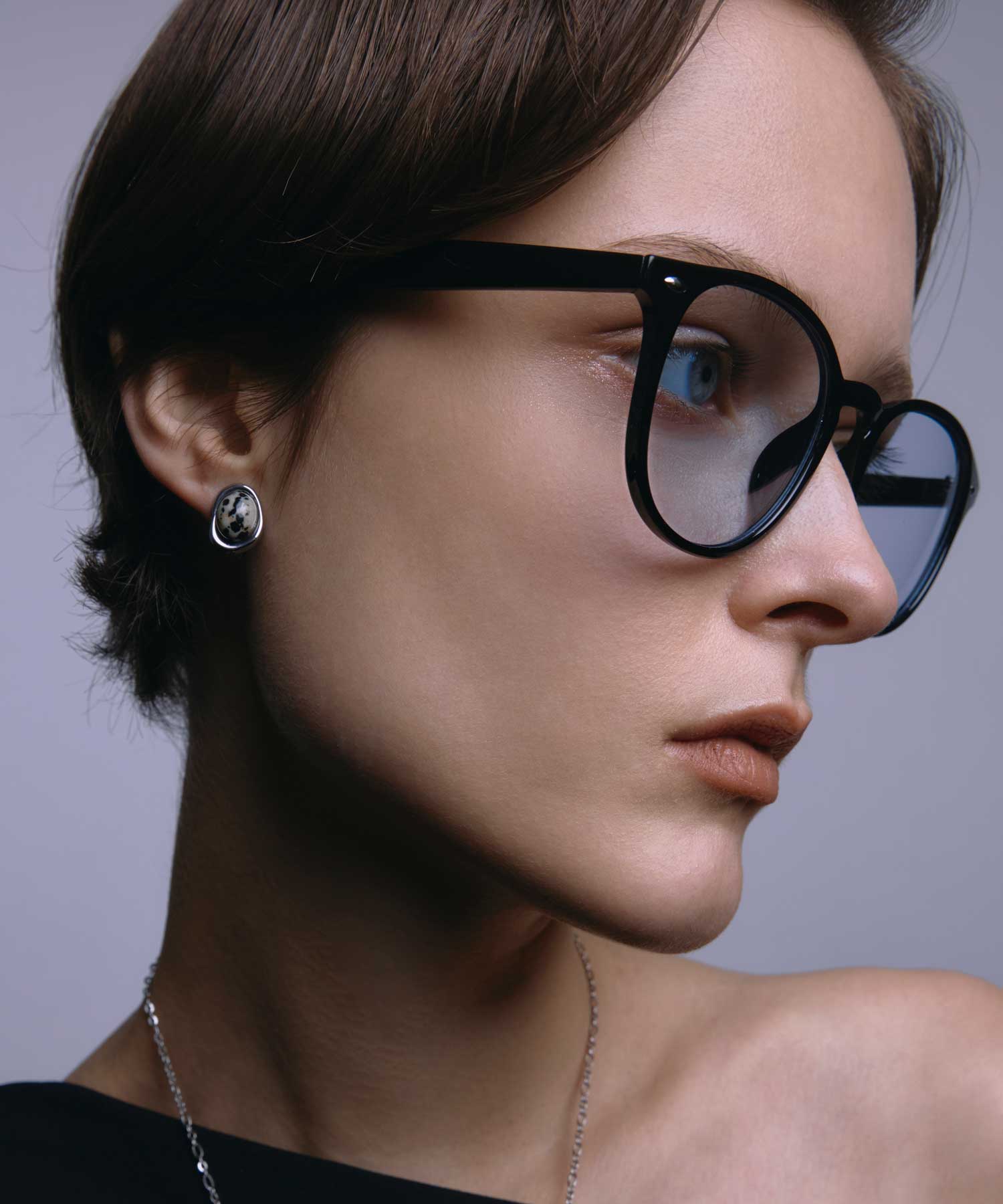 [ブラックxブルー]スリムウェリントン