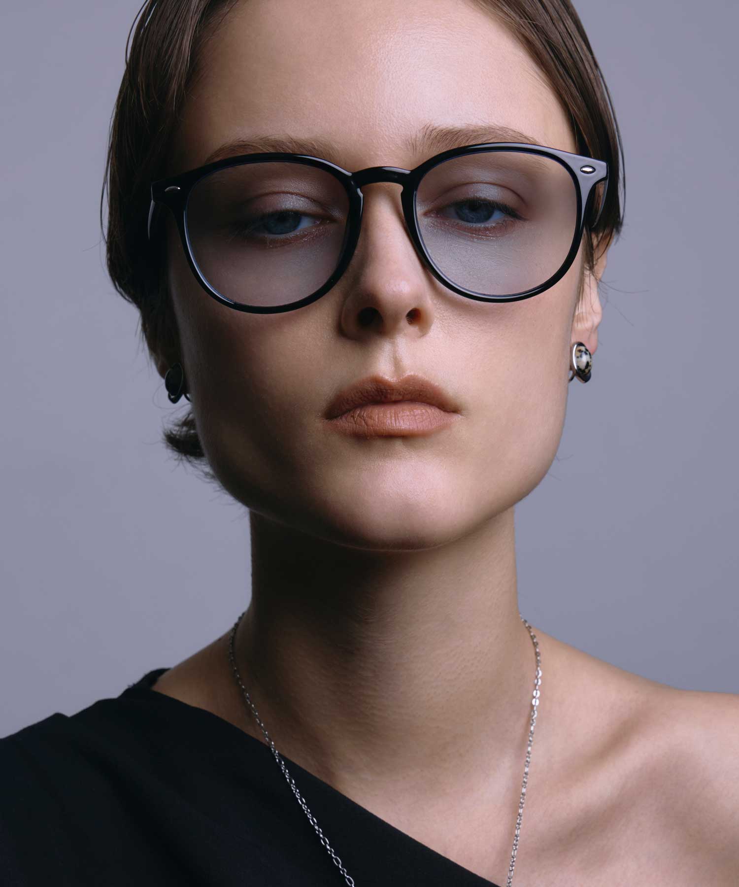 [ブラックxブルー]スリムウェリントン