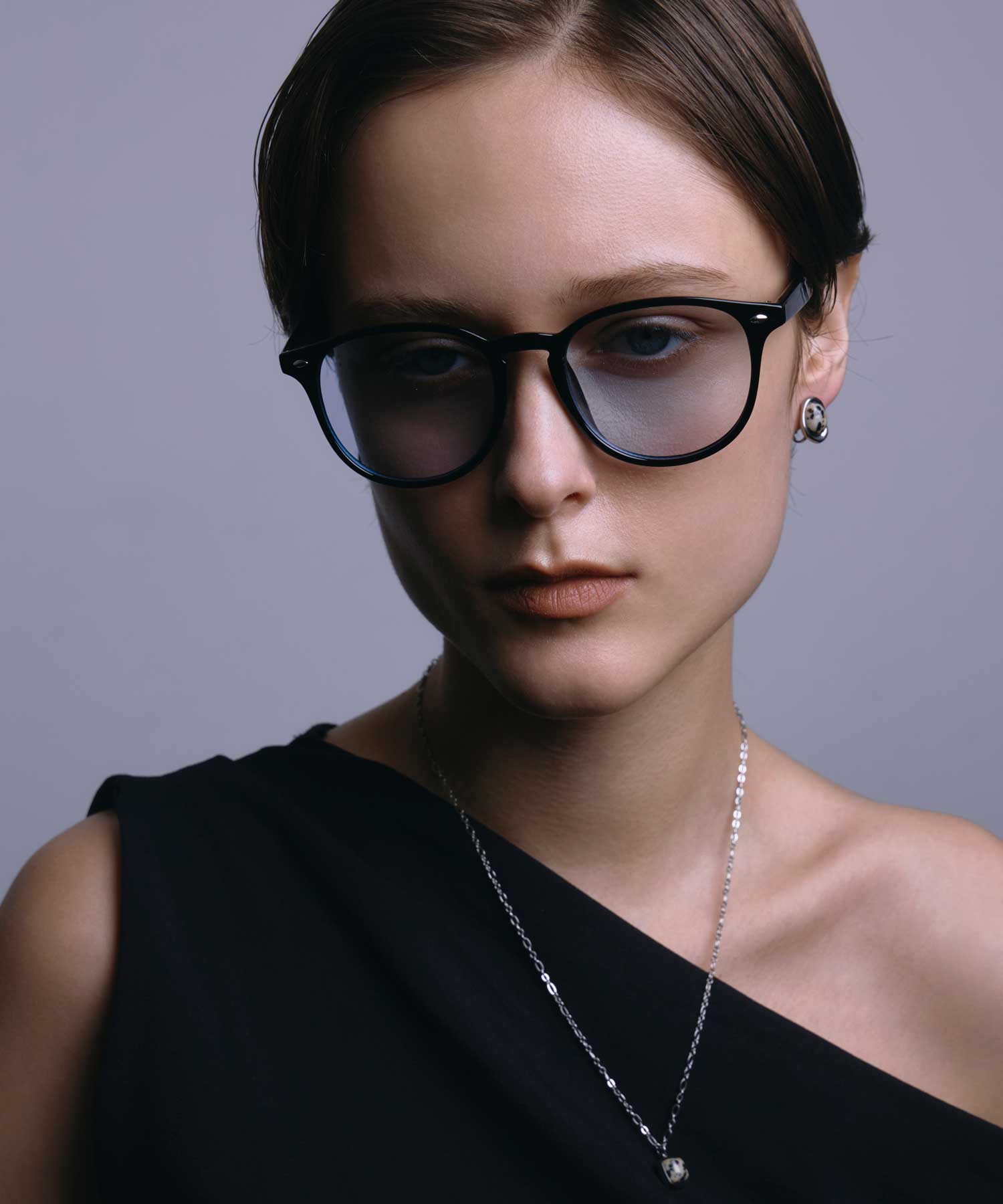 [ブラックxブルー]スリムウェリントン