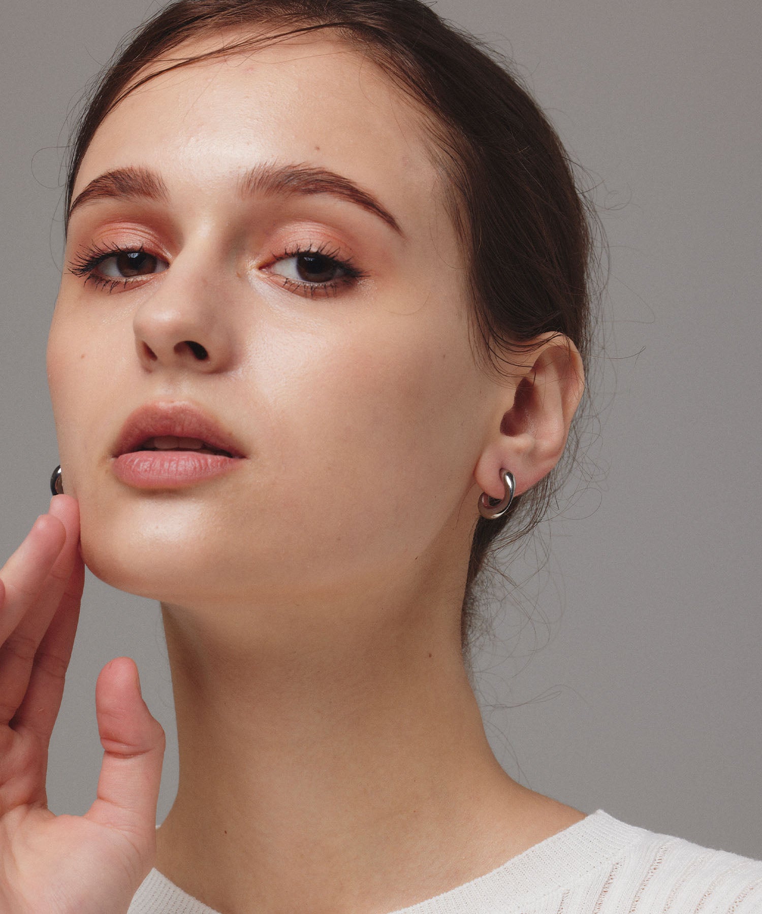 シルバー]クビレピアス