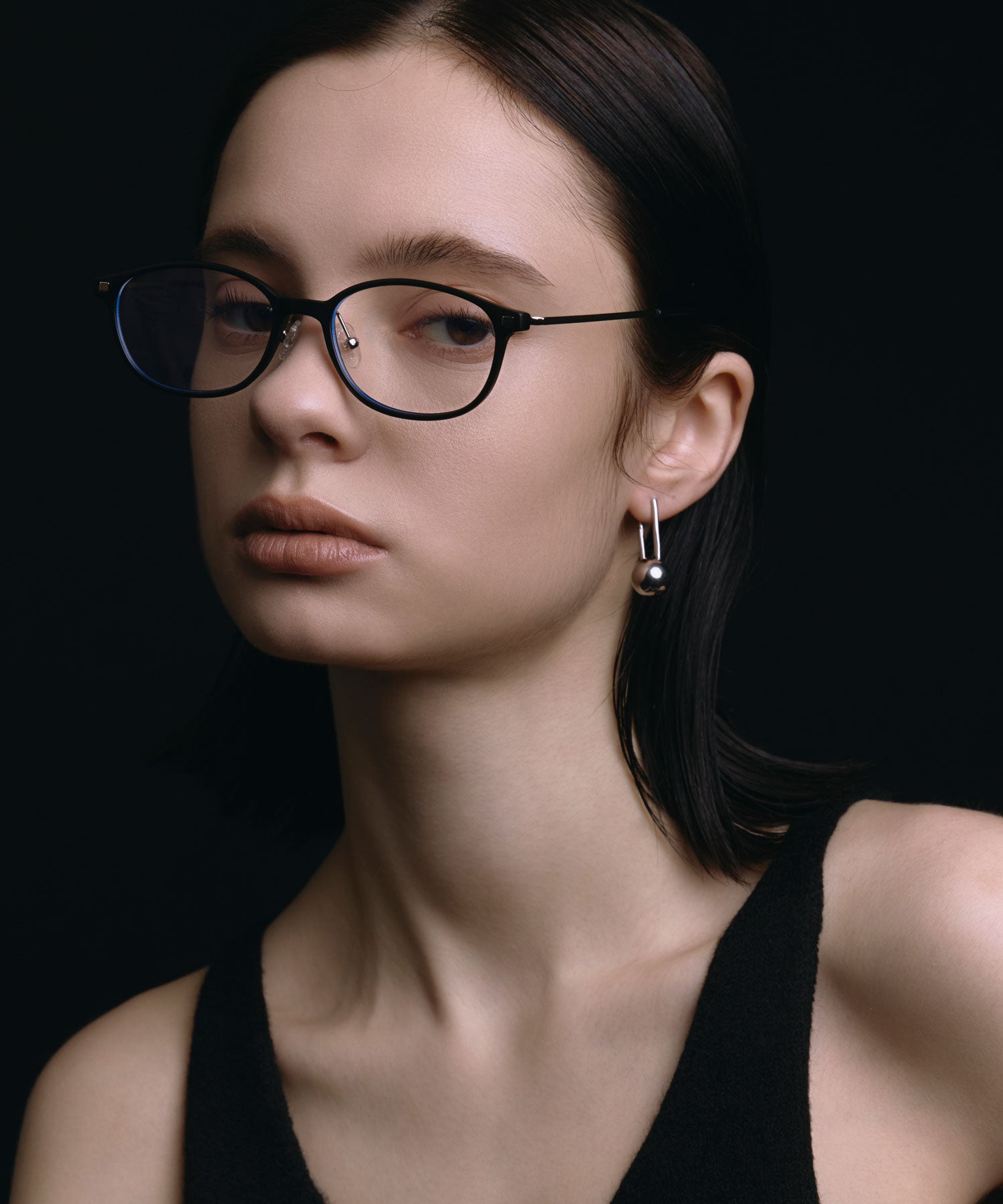 [ブラック]ソフトスクエアウェリントン