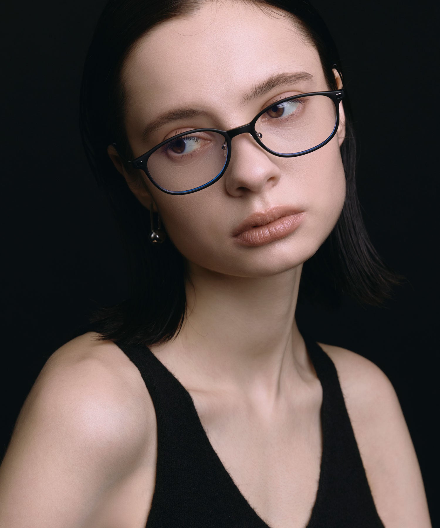 [ブラック]ソフトスクエアウェリントン