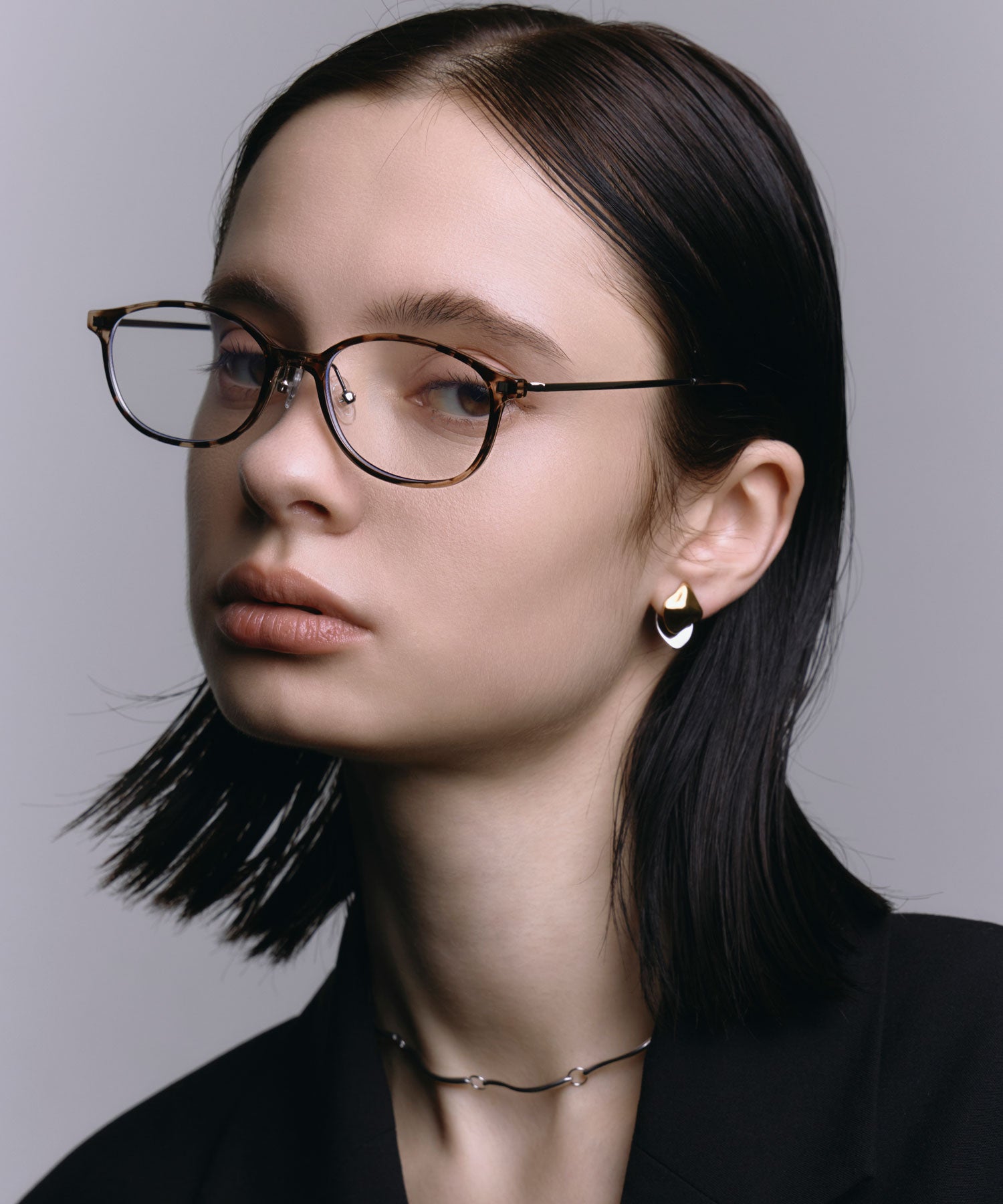 [ブラウン]ソフトスクエアウェリントン