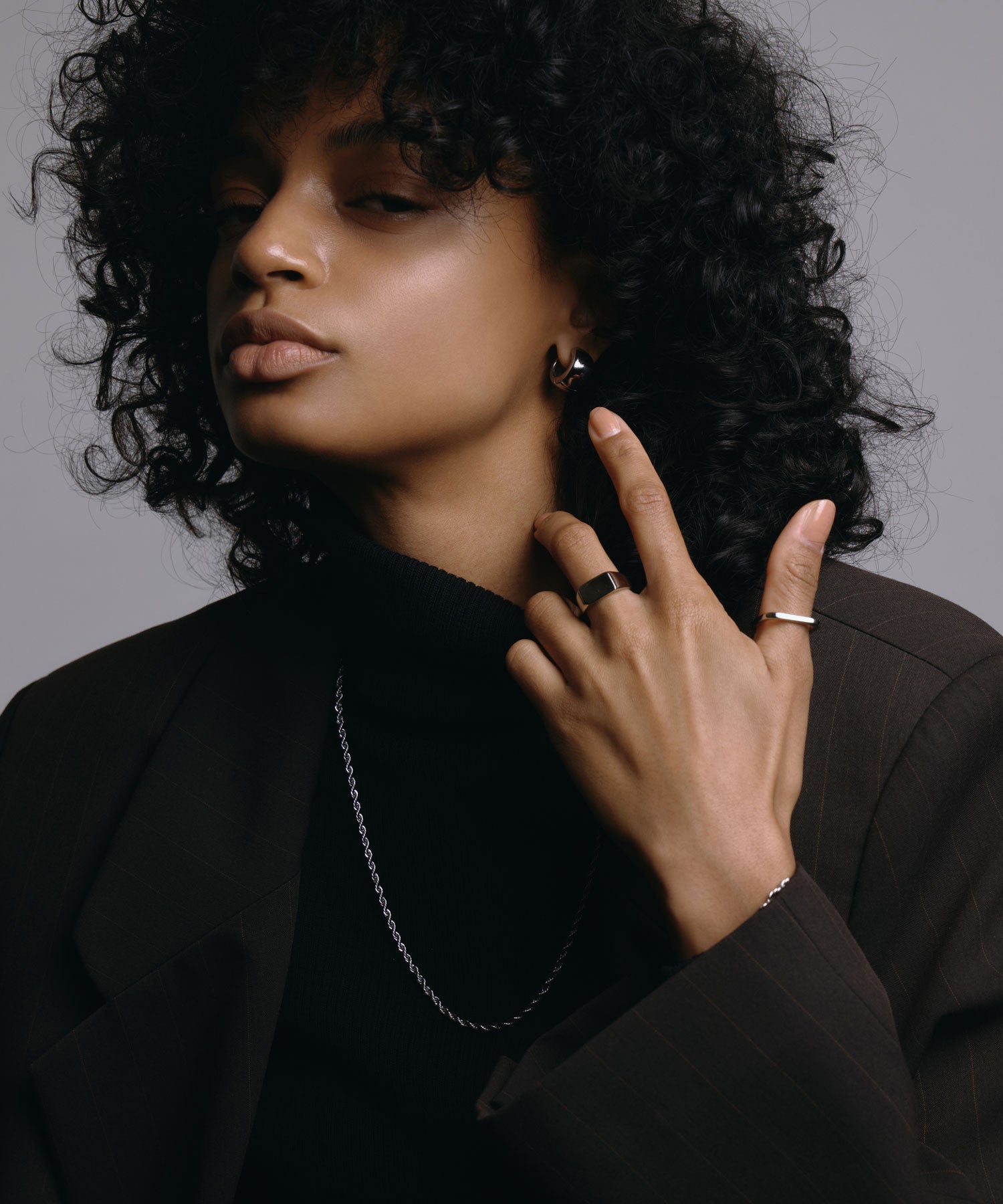 [Silver] Square Ring