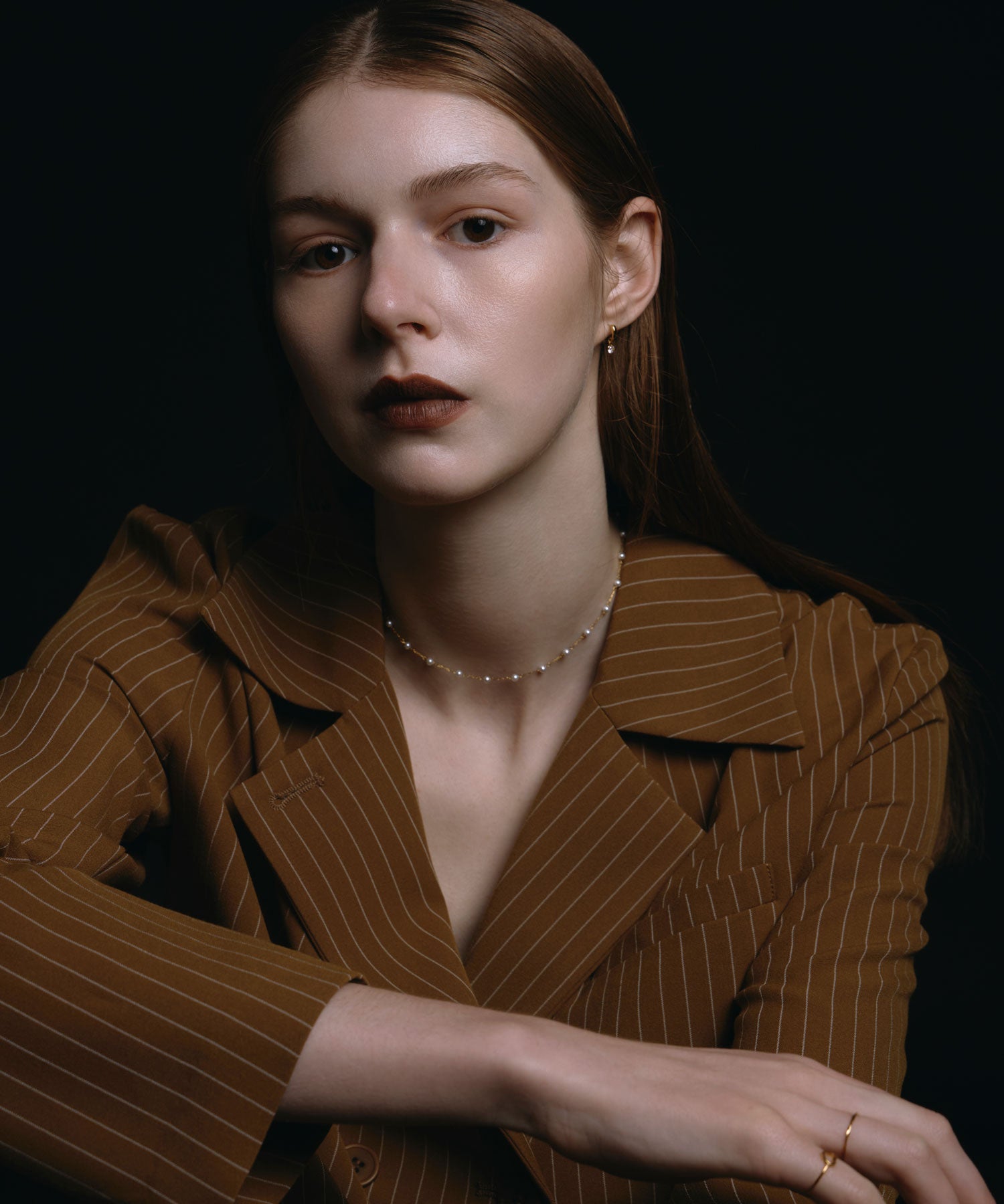 [黄金]站珍珠项链