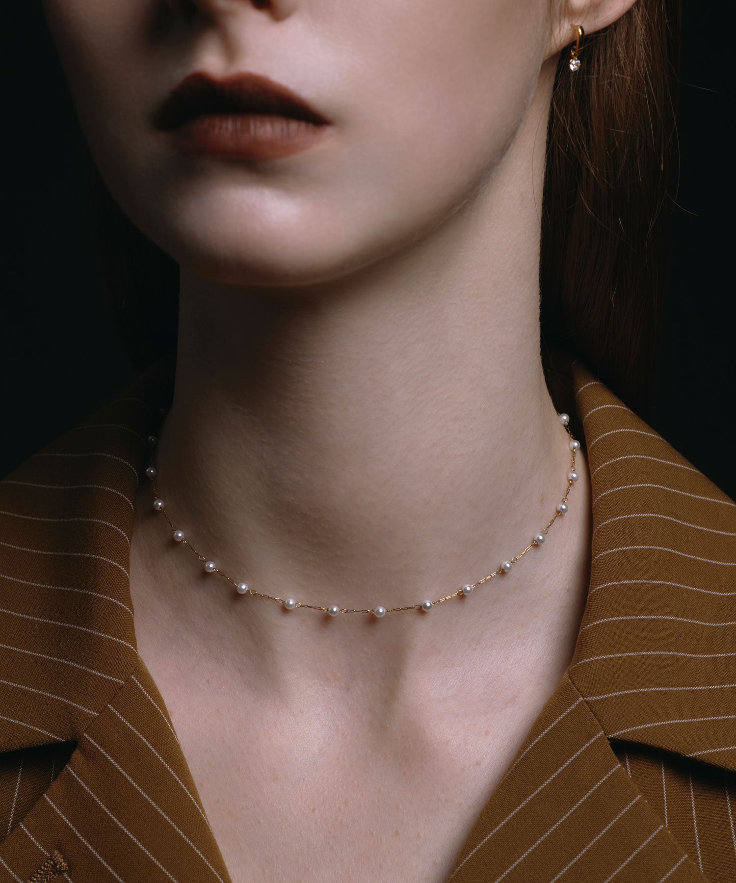 [黄金]站珍珠项链