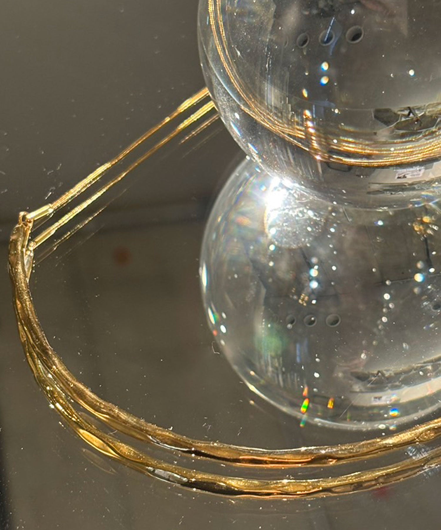 [展覽產品（預定四月底出貨）][金色] 凹凸項圈項鍊