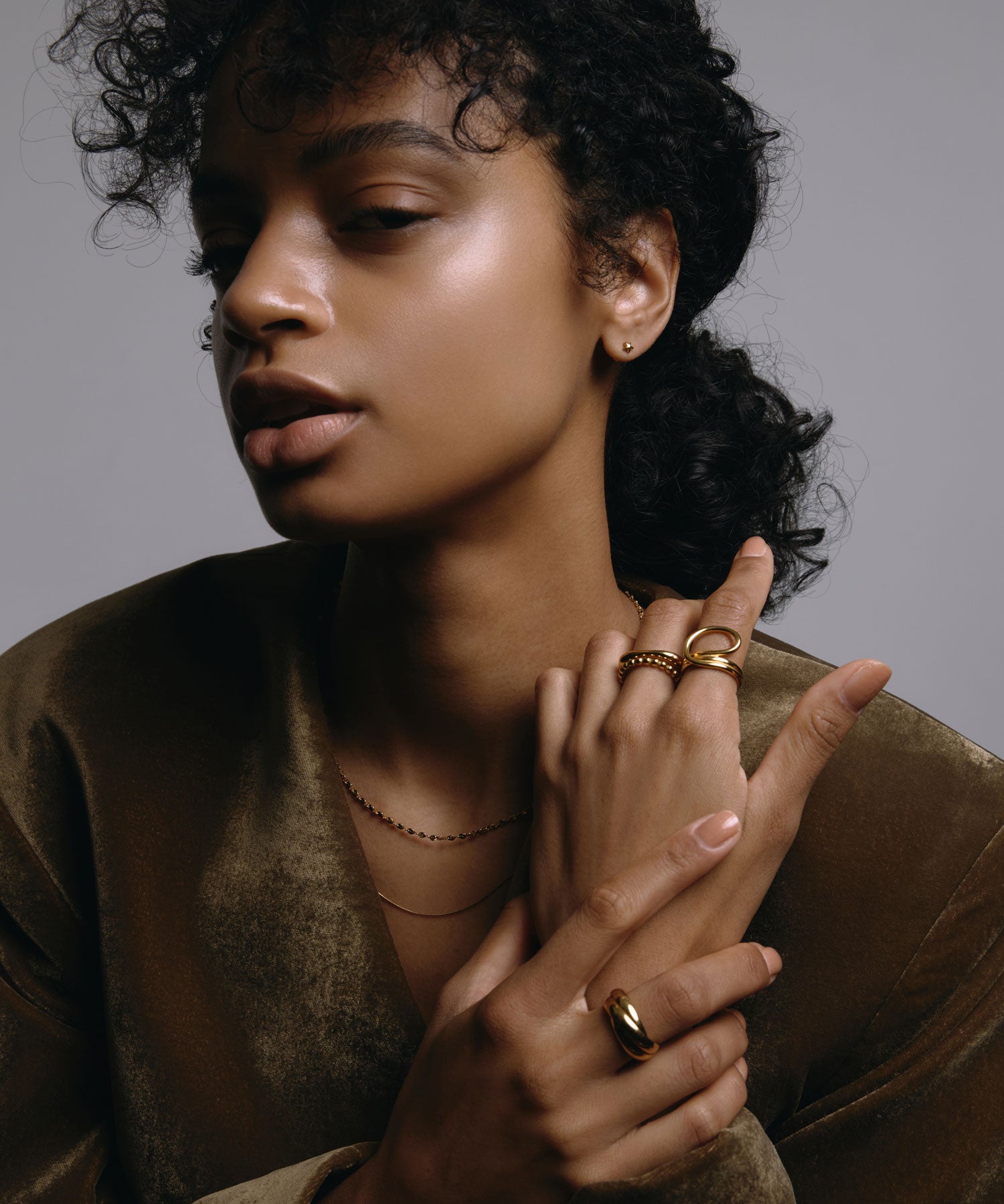 [Gold] Tinker Star Earrings