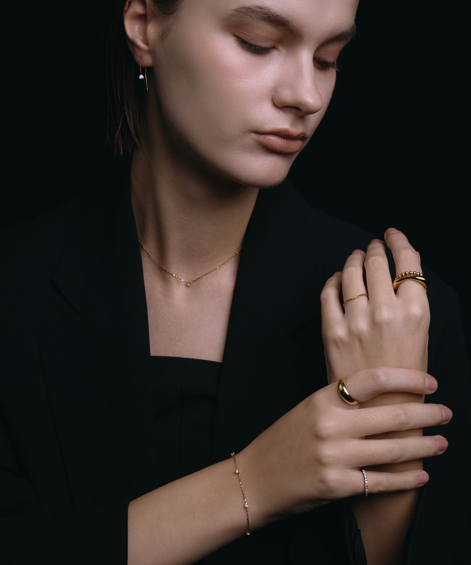 [ゴールド]トライアングルリング