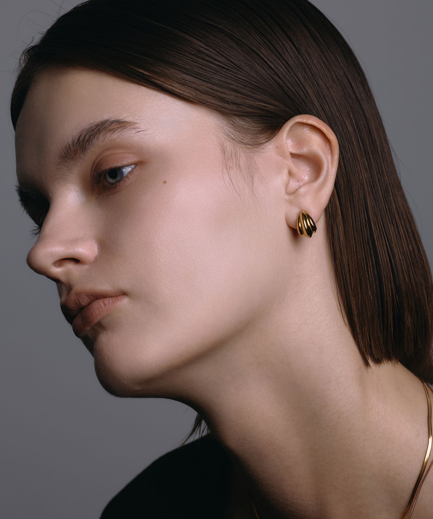 [Gold] Wave Earrings