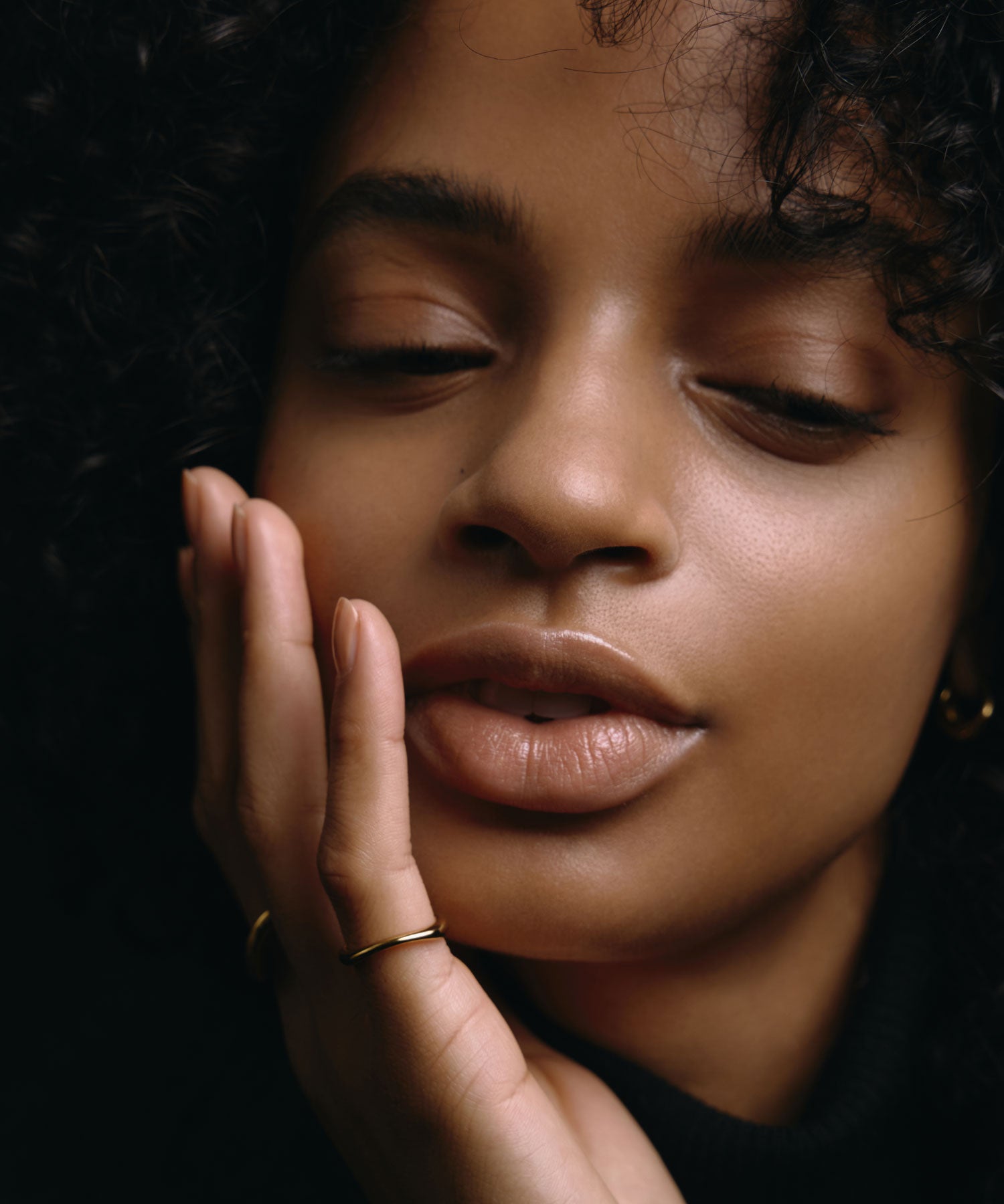 【予約販売(2月中～下旬発送予定)】[ゴールド]ウェーブピンキーリング