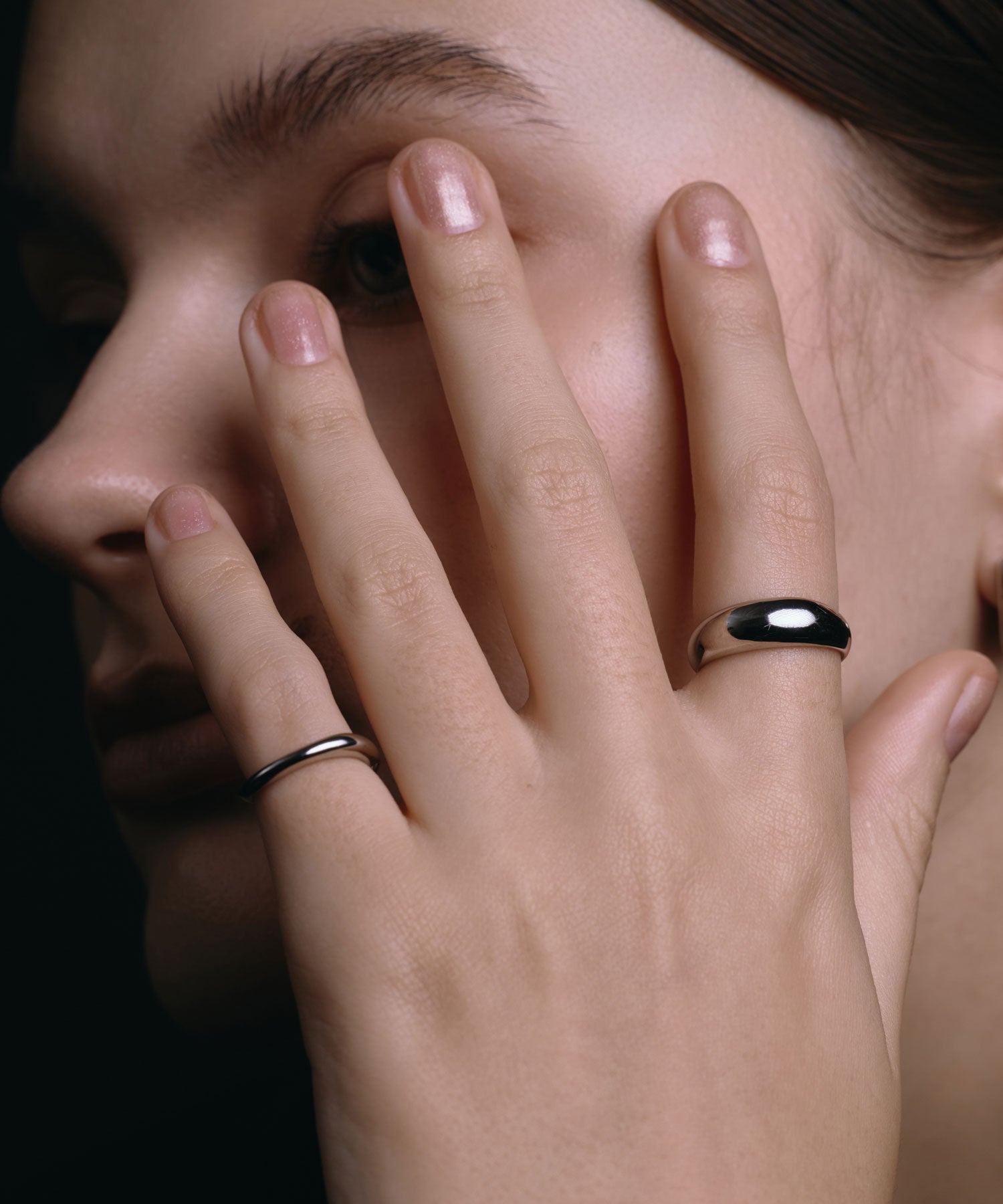 【予約販売(2月中旬発送予定)】[シルバー]ウェーブピンキーリング