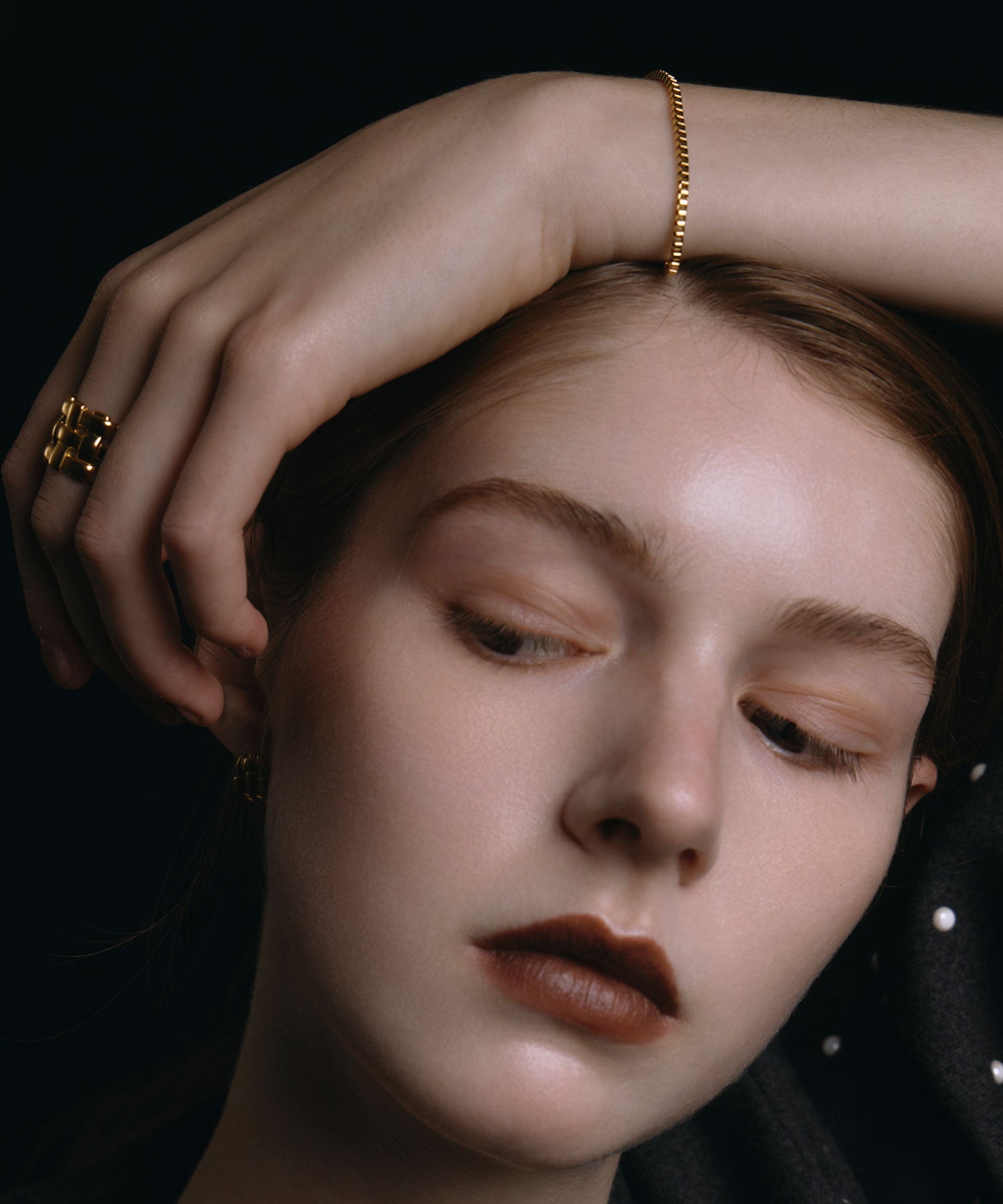 [ゴールド]ワイドメッシュリング