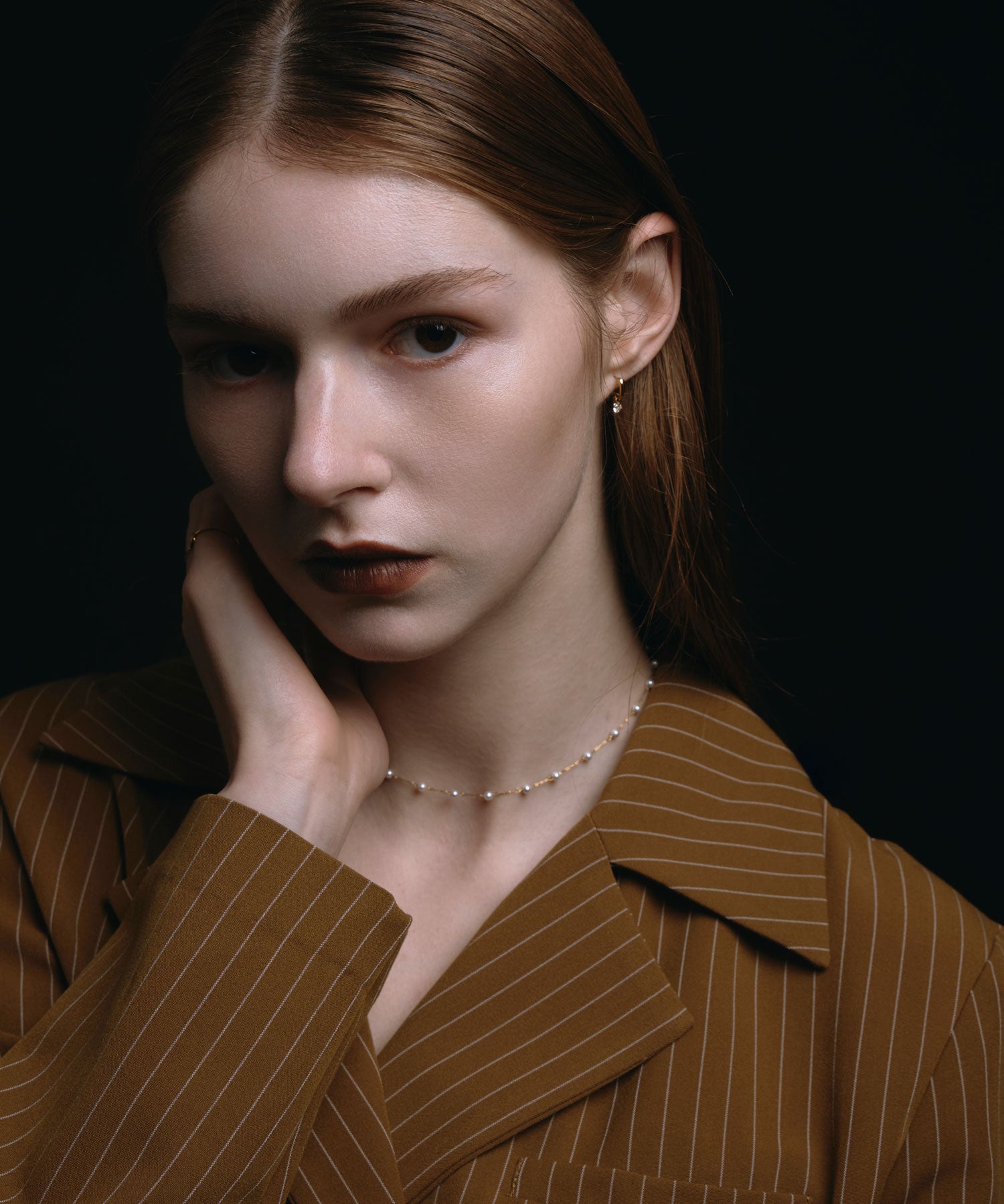 [黄金]氧化锆花耳环