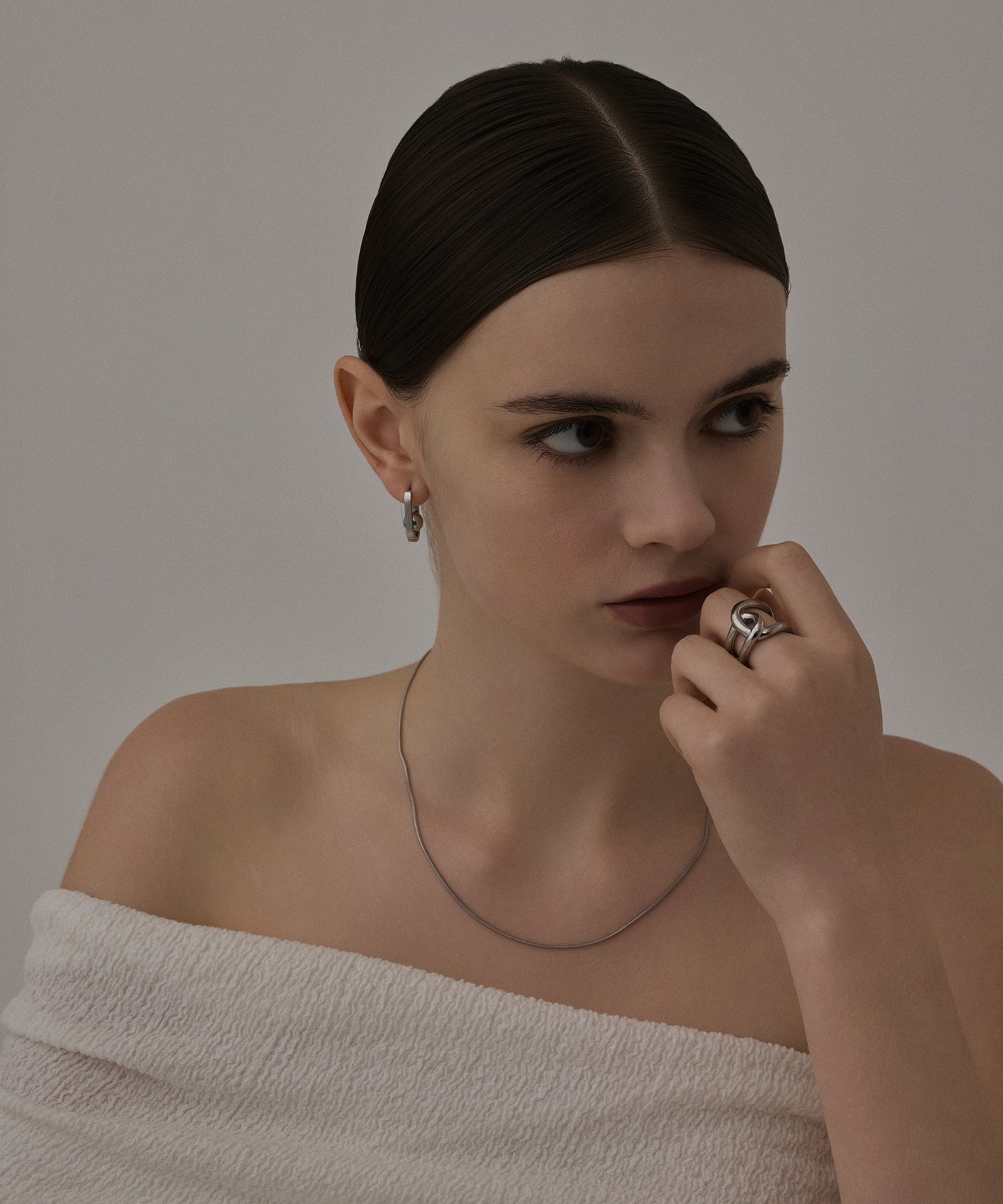 [シルバー]ビッグクロスリング