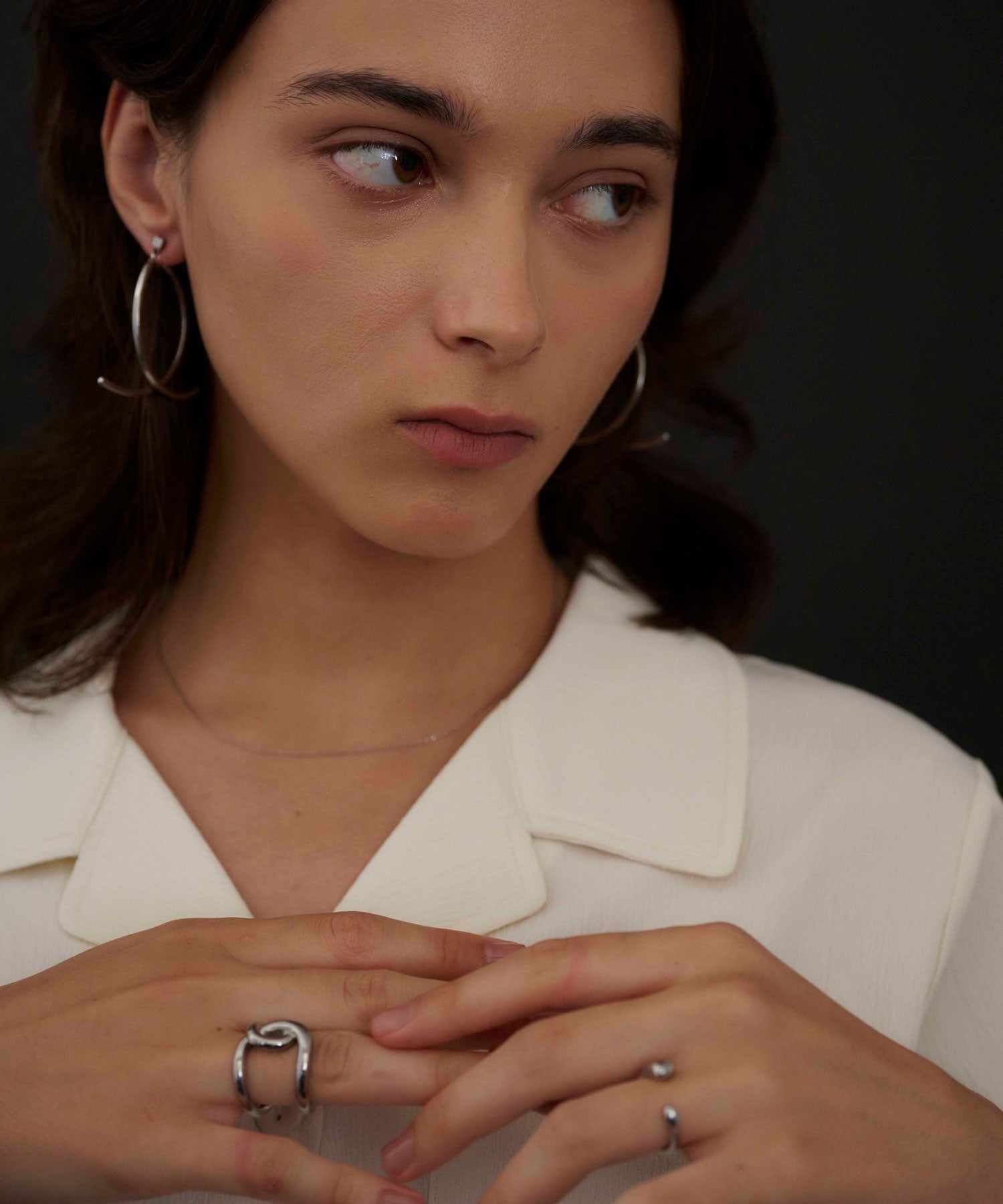 [シルバー]ビッグクロスリング