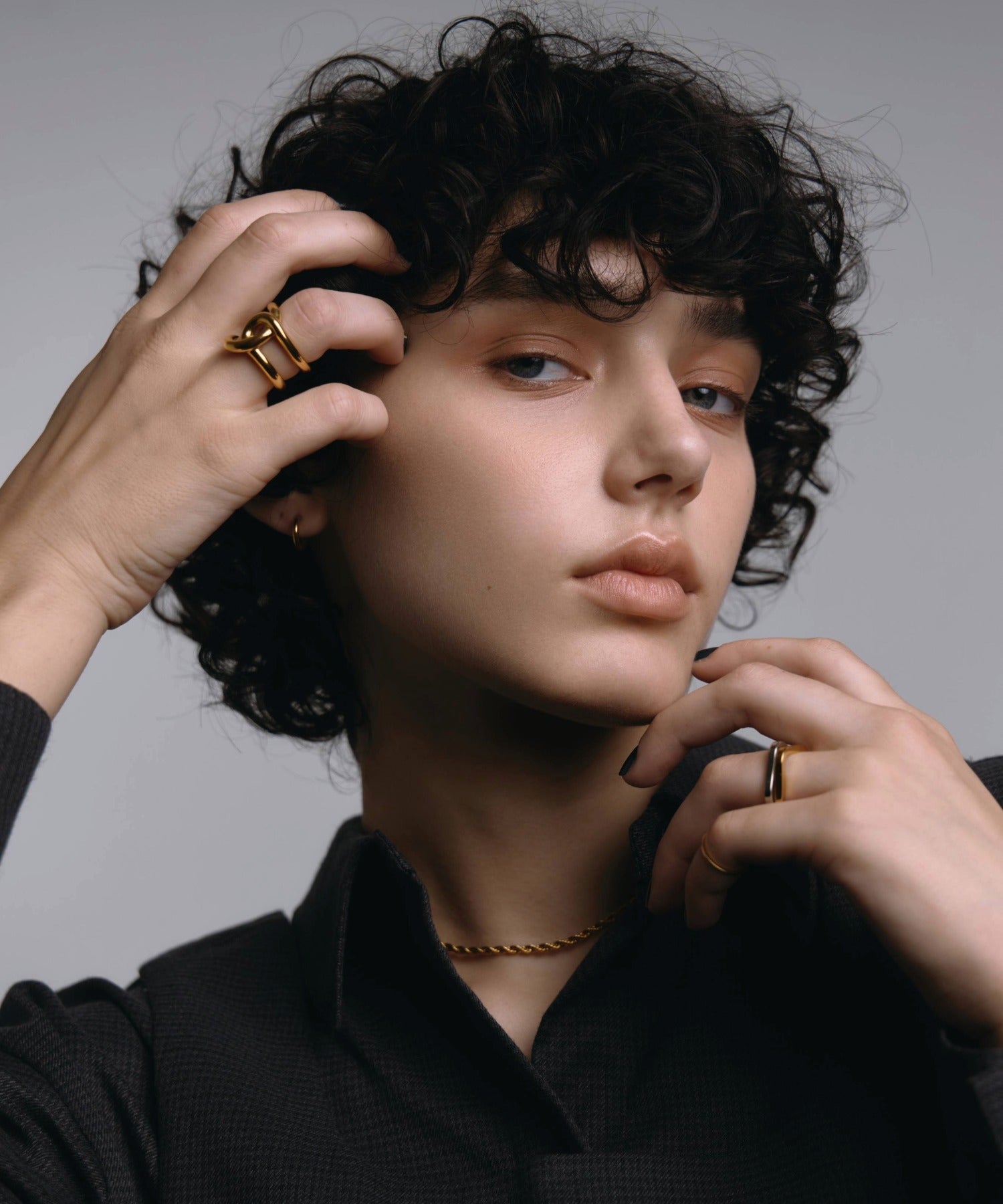 [Gold] Big Cross Ring