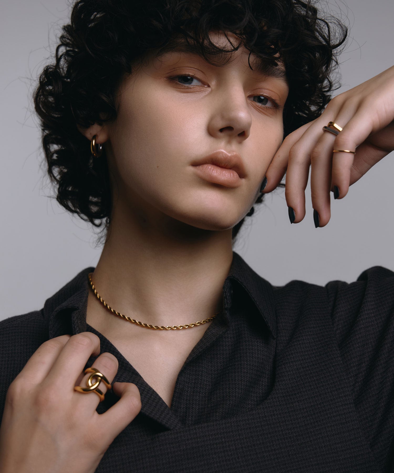 [Gold] Big Cross Ring