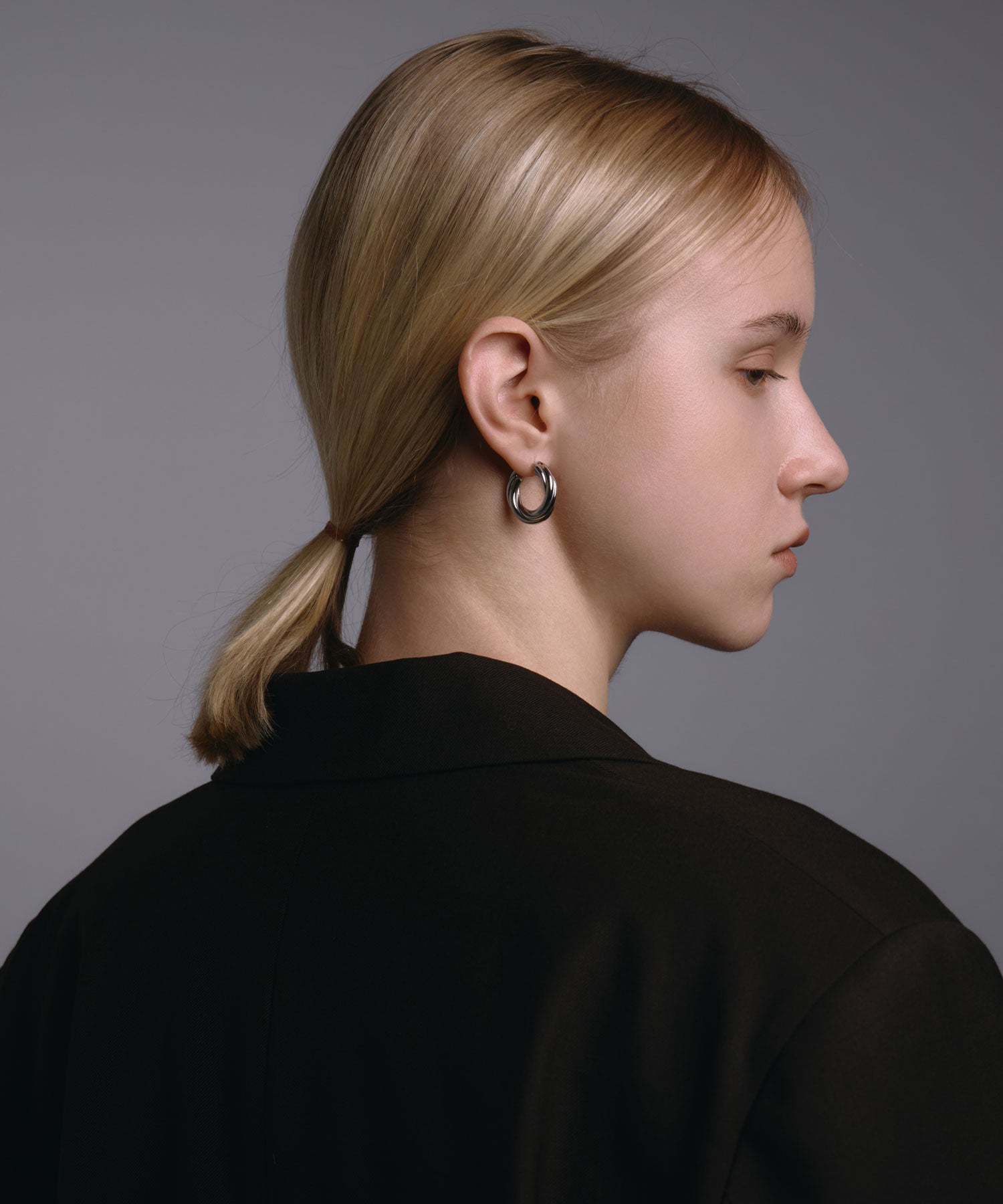 [Silver] Bouquet earrings