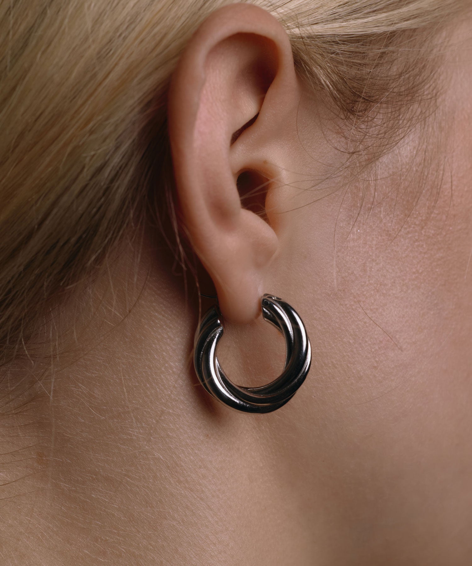 [Silver] Bouquet earrings