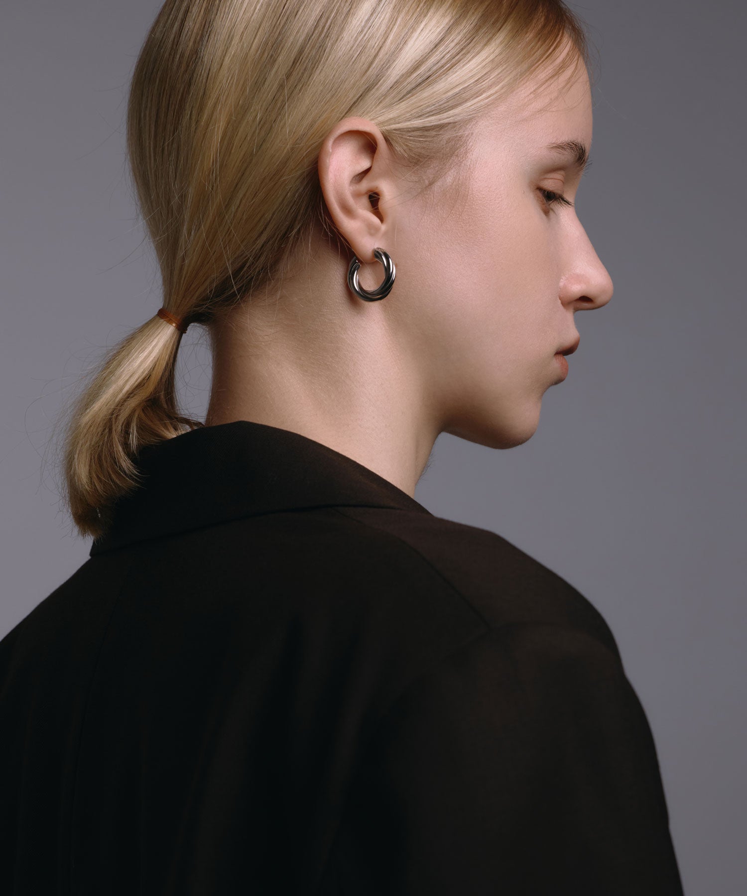 [Silver] Bouquet earrings