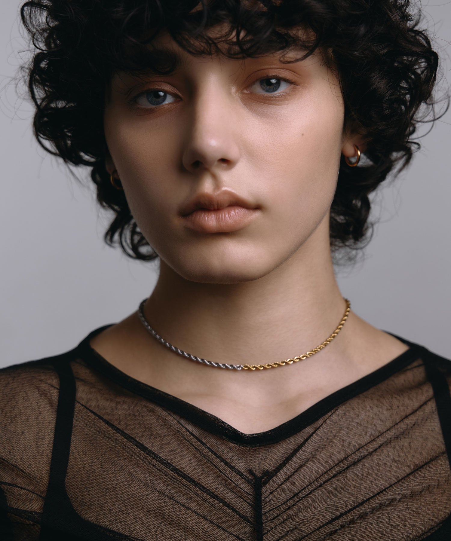 Bicolor Braided Necklace