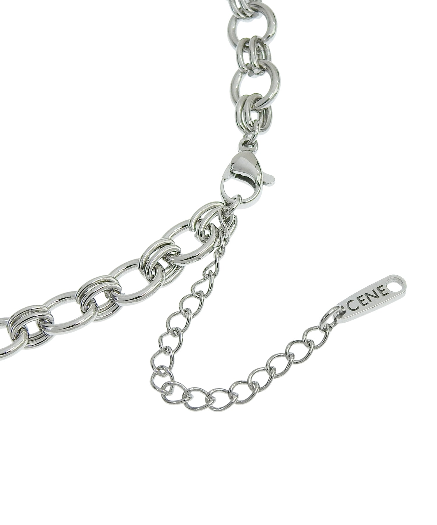 [シルバー]ラウンドチェーンネックレス