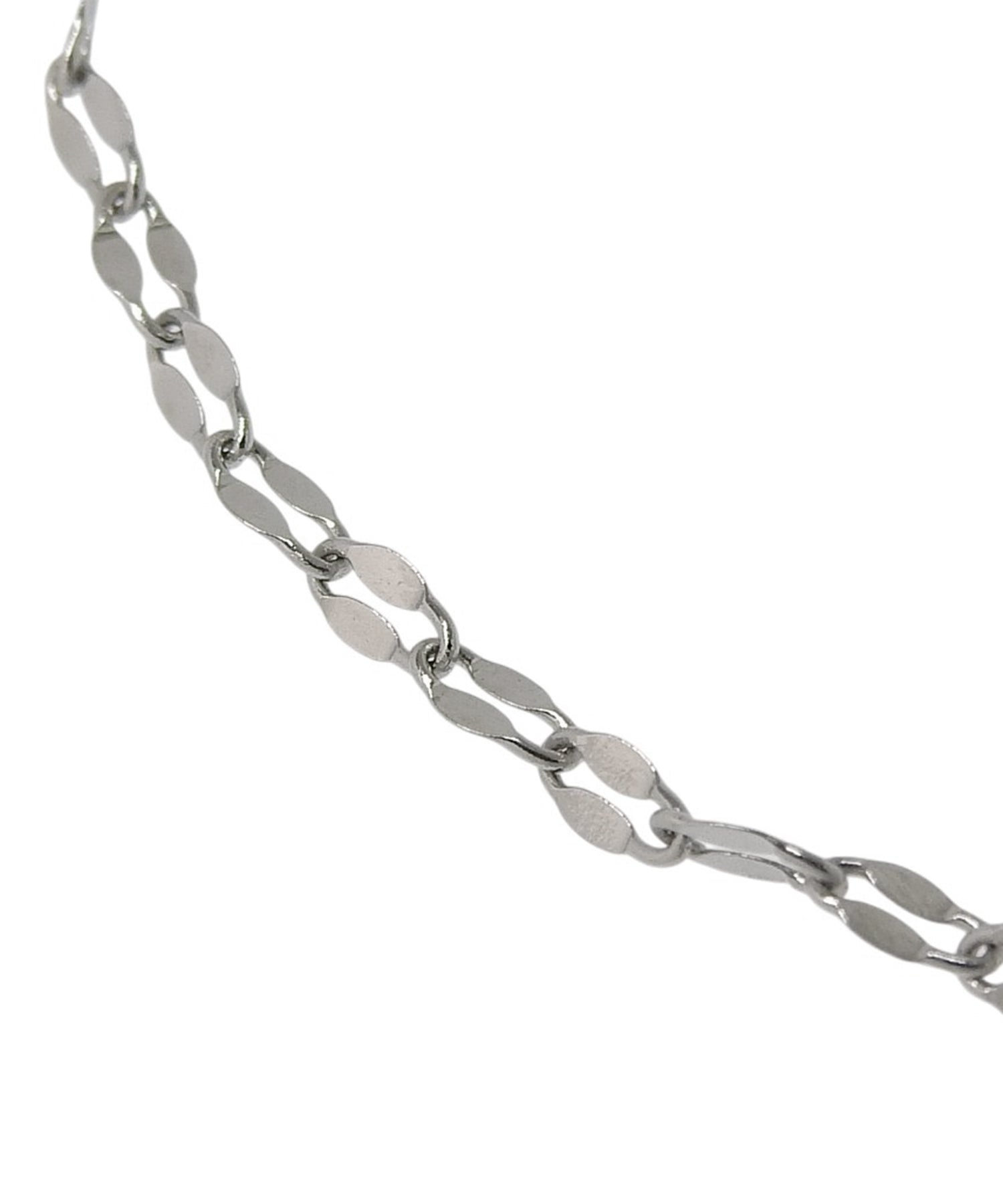 [Pre-order (scheduled to ship in late July)] [Silver] Slim Petal Chain Bracelet