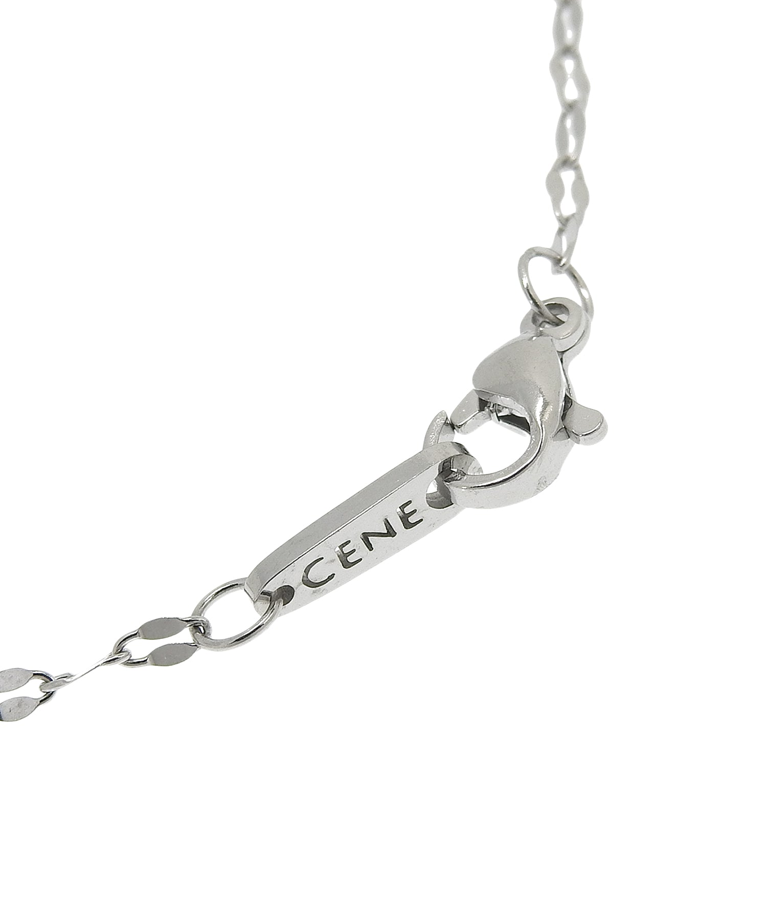 [Pre-order (scheduled to ship in late July)] [Silver] Slim Petal Chain Bracelet