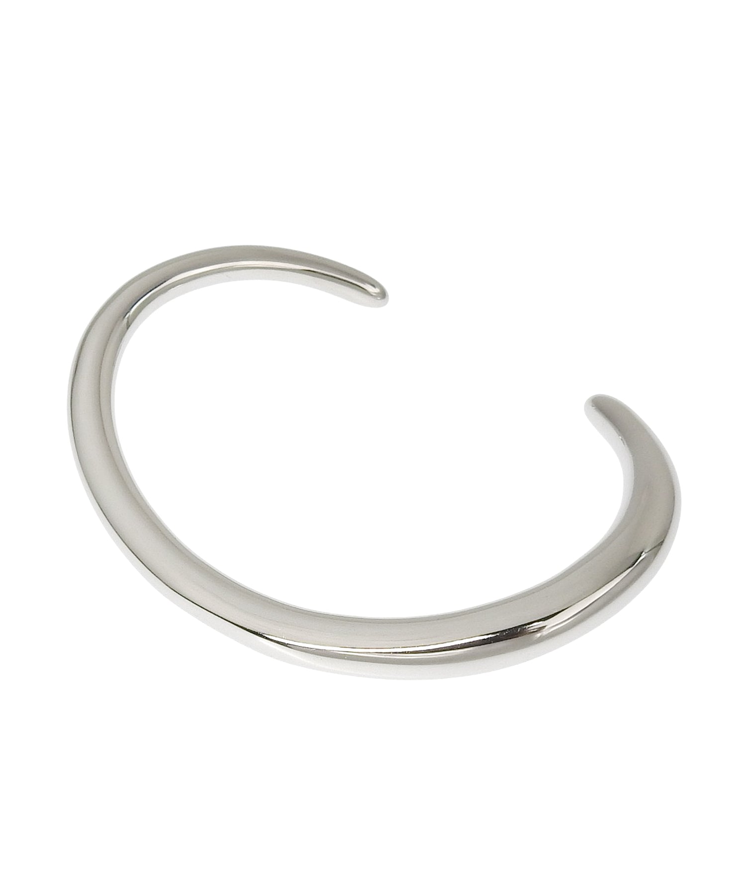 シルバー]ウェーブバングル