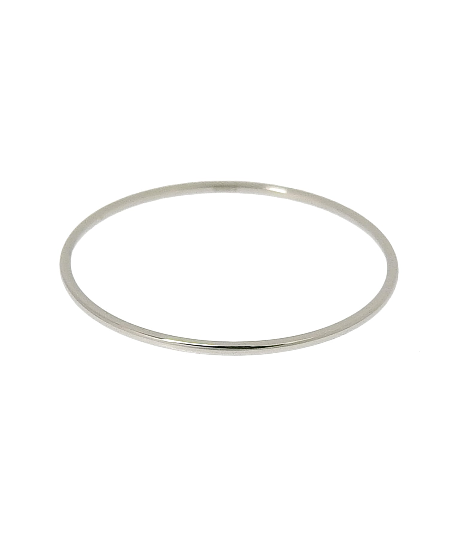 [シルバー]スリムシンプルピンキーリング