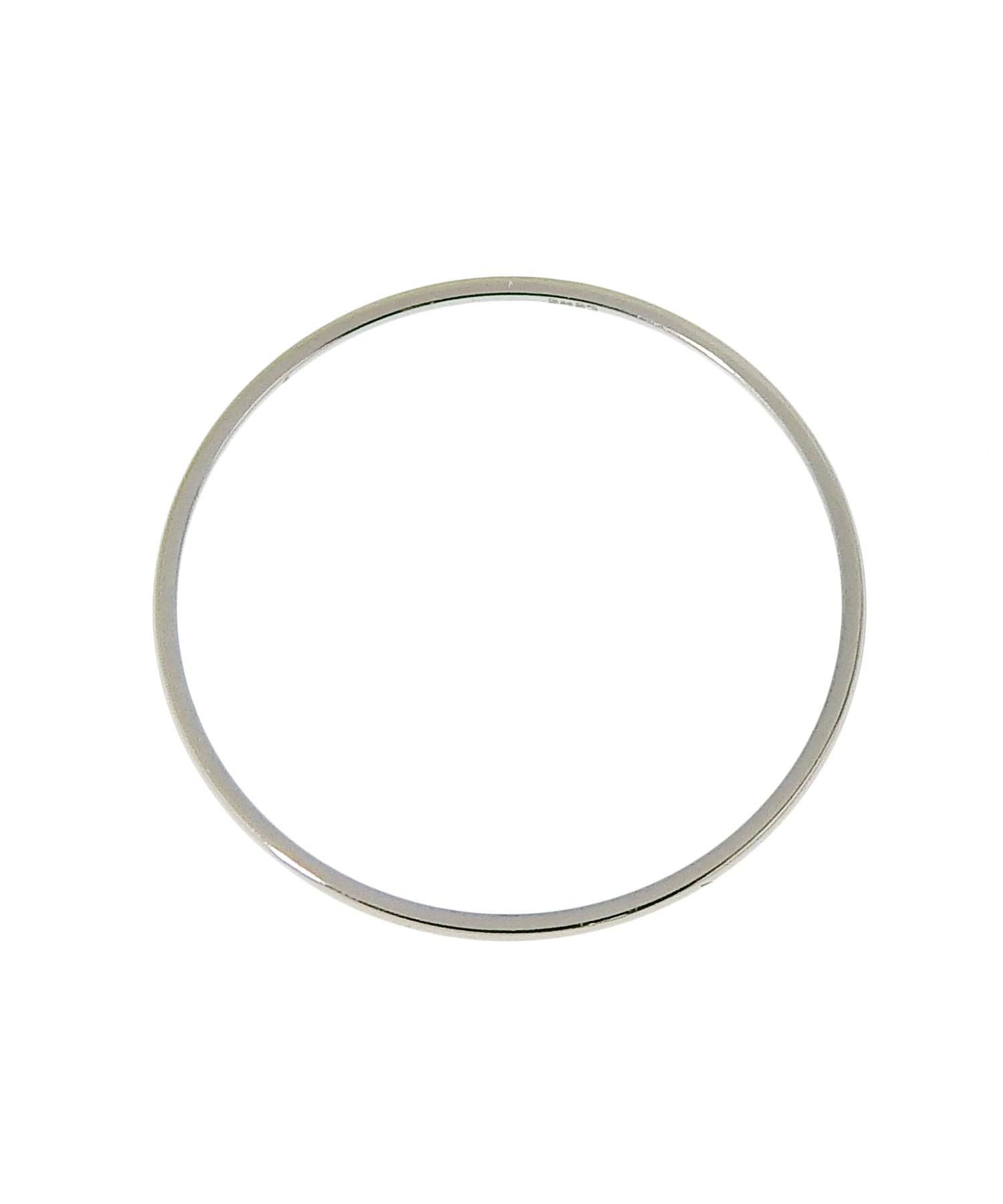 [シルバー]スリムシンプルピンキーリング