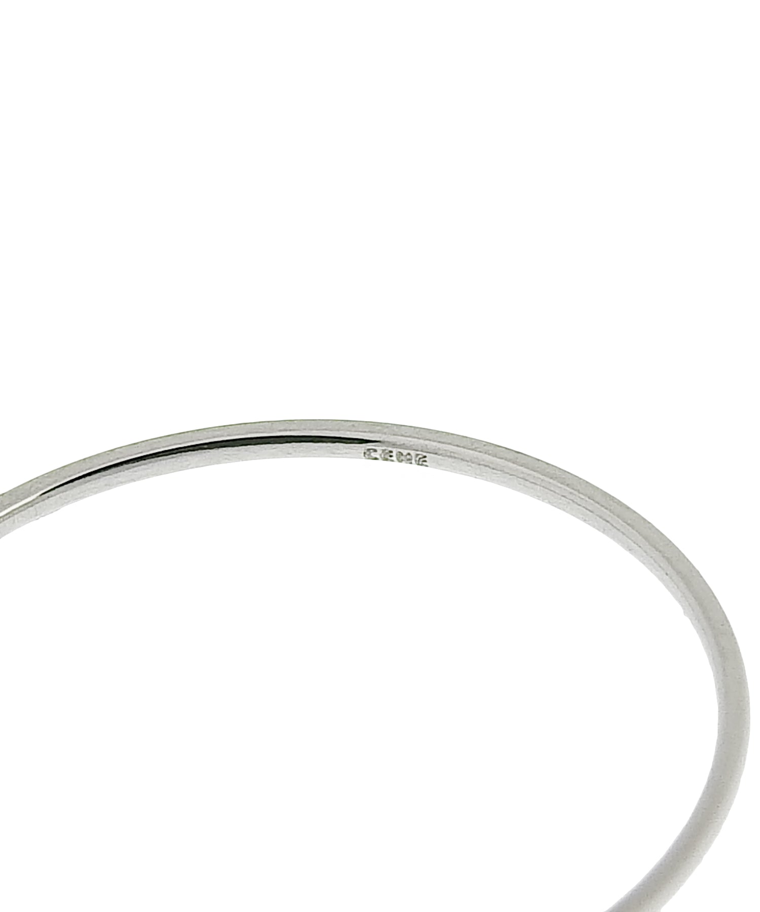 [シルバー]スリムシンプルピンキーリング