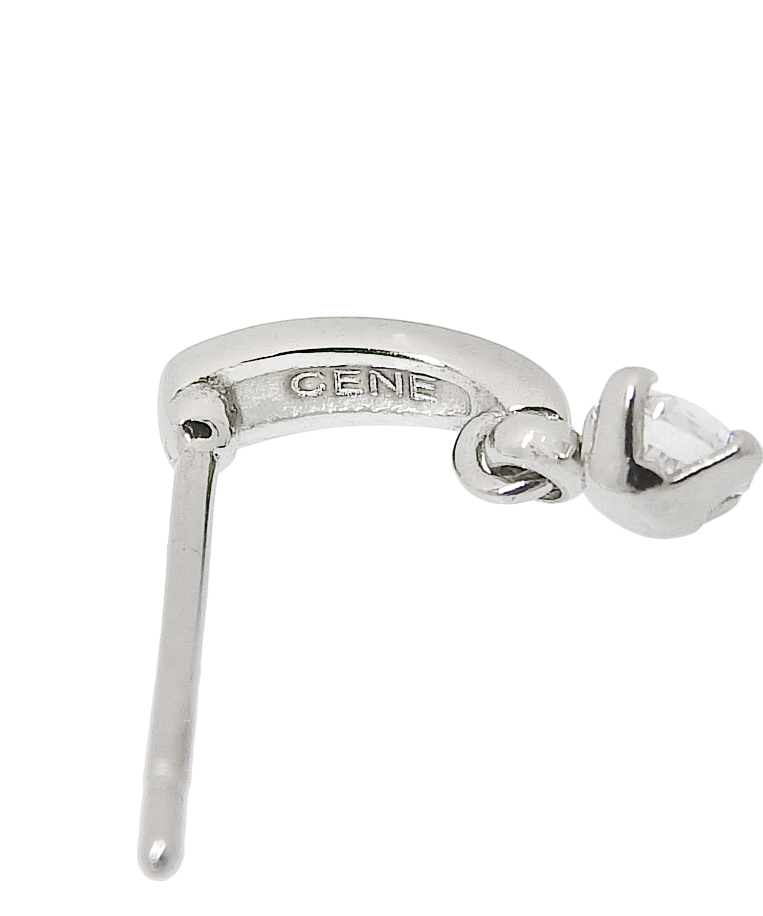 ローリーロドキン　ピアス　シルバー　　ジルコニア PETITE GOTHIC CROSS PIERCE Silver / Zirconia PIERCED EARRINGS