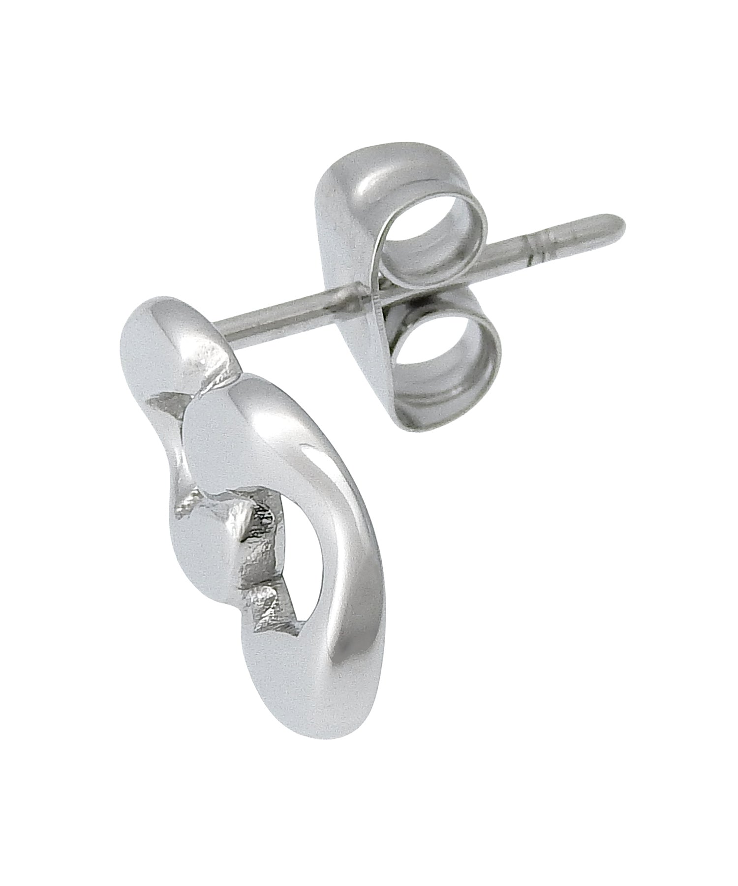 [Silver] Link earrings