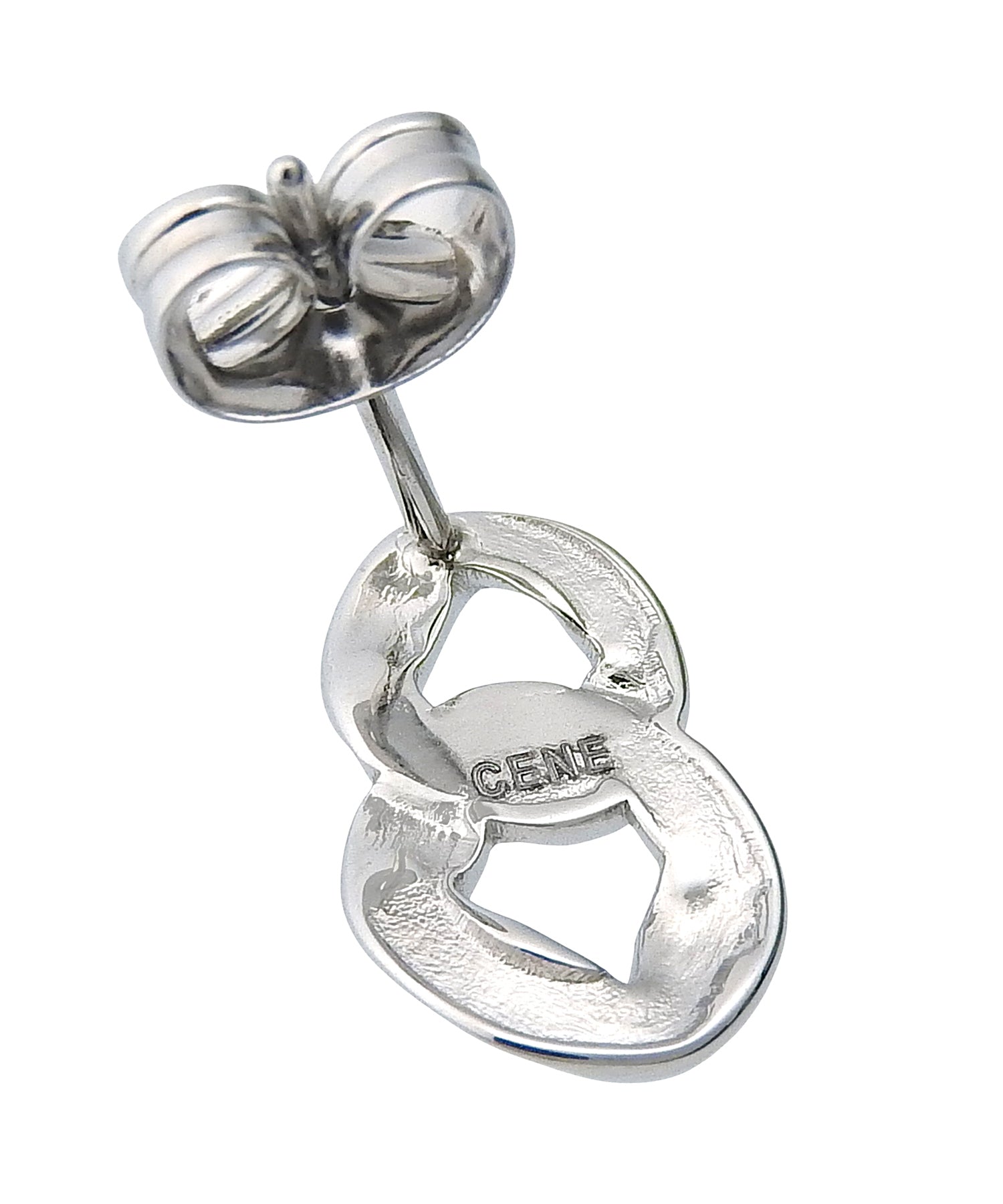[Silver] Link earrings