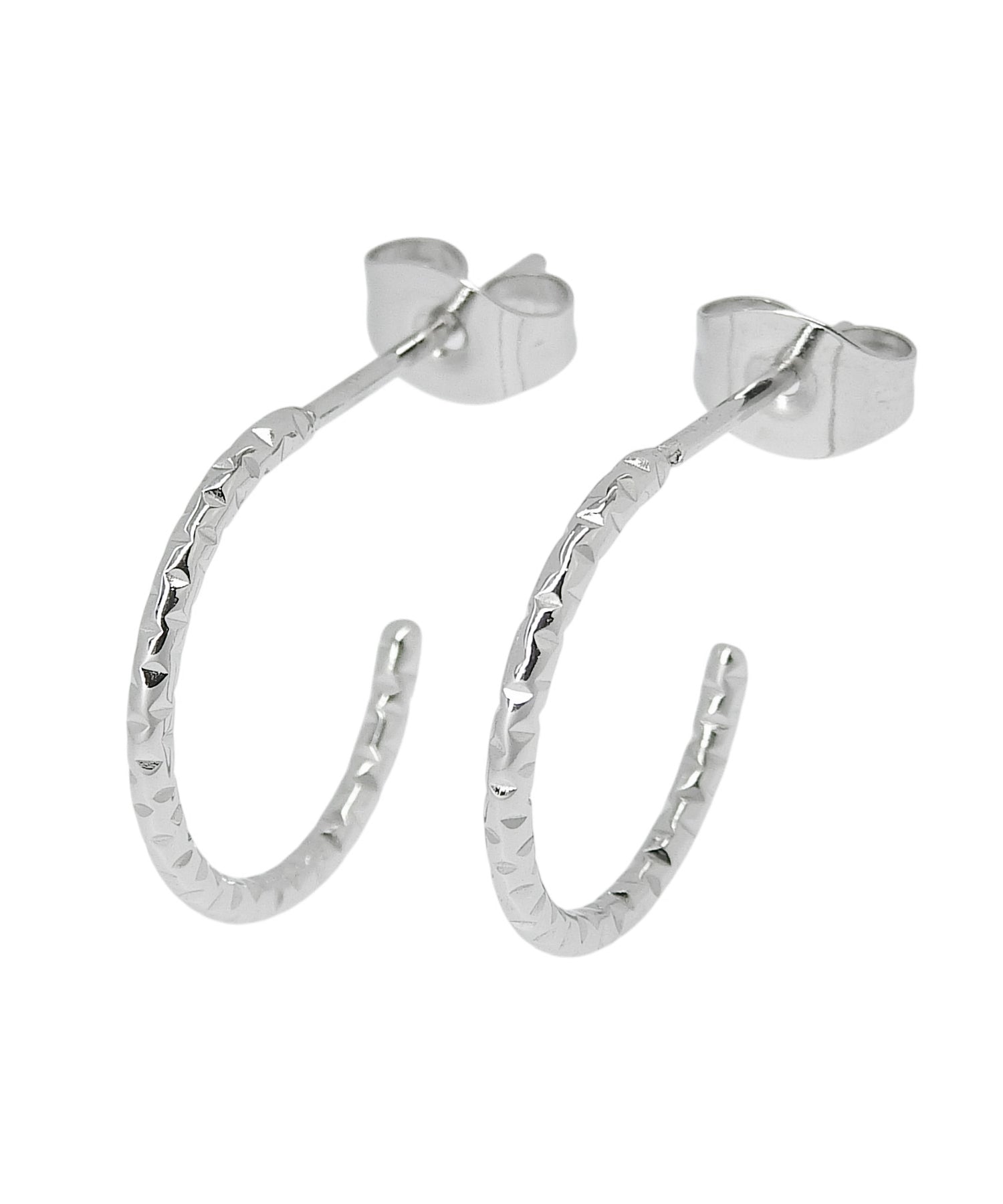 [銀色]閃亮圈圈耳環