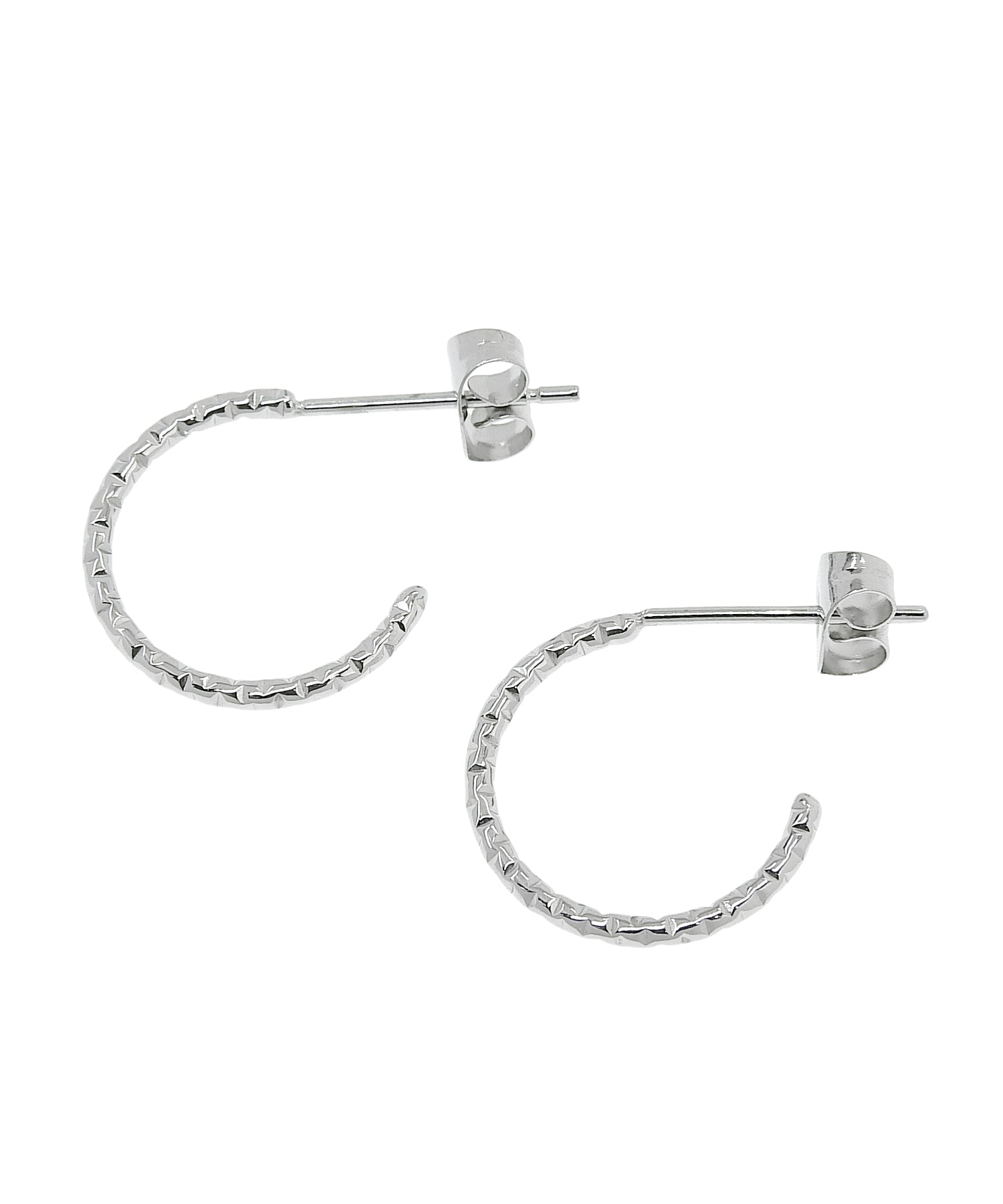 [銀色]閃亮圈圈耳環